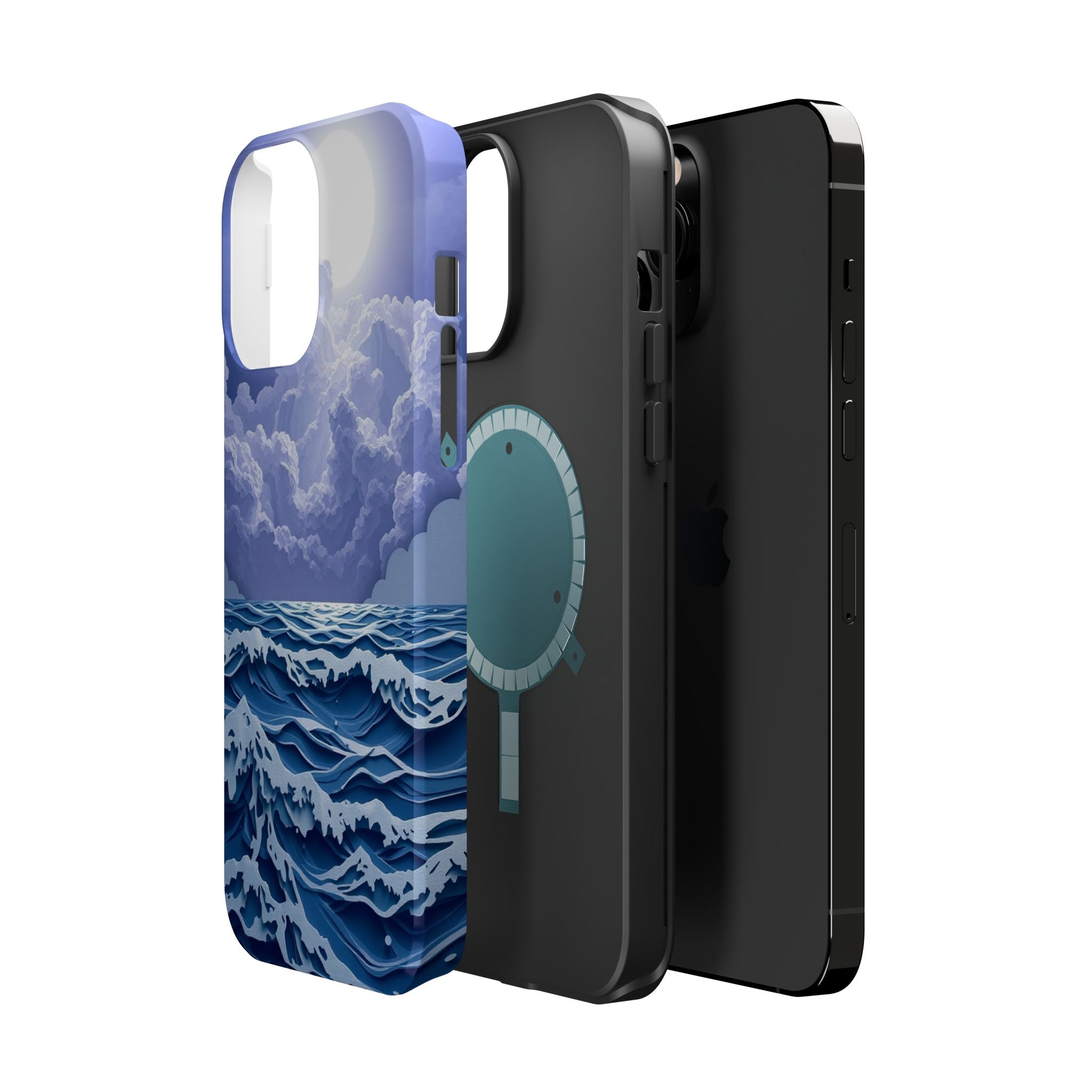 iPhone Storm at Sea Enchanted Art Bold Modern Everyday Snap Case · iPhone Case