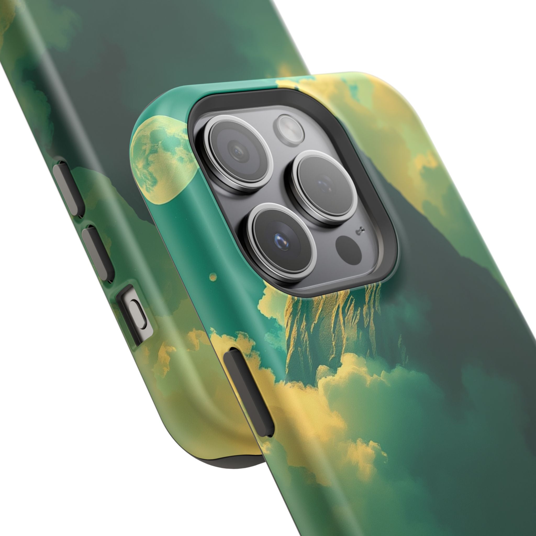 iPhone Emerald Green And Gold Night Bloomer Slim iPhone Everyday · iPhone Case