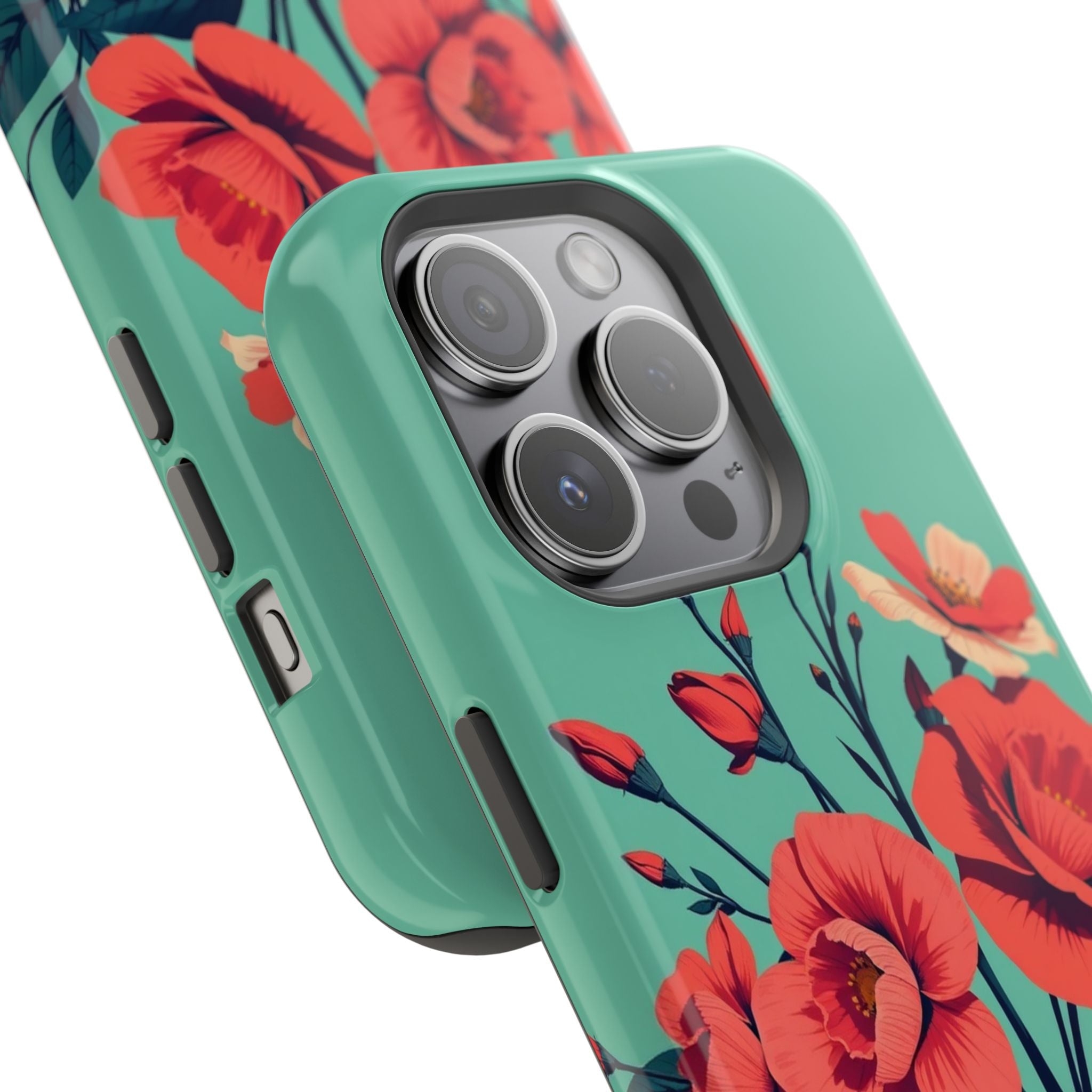 iPhone Pin-up Floral Cinematic Art Bold Modern Everyday Snap Case · iPhone Case