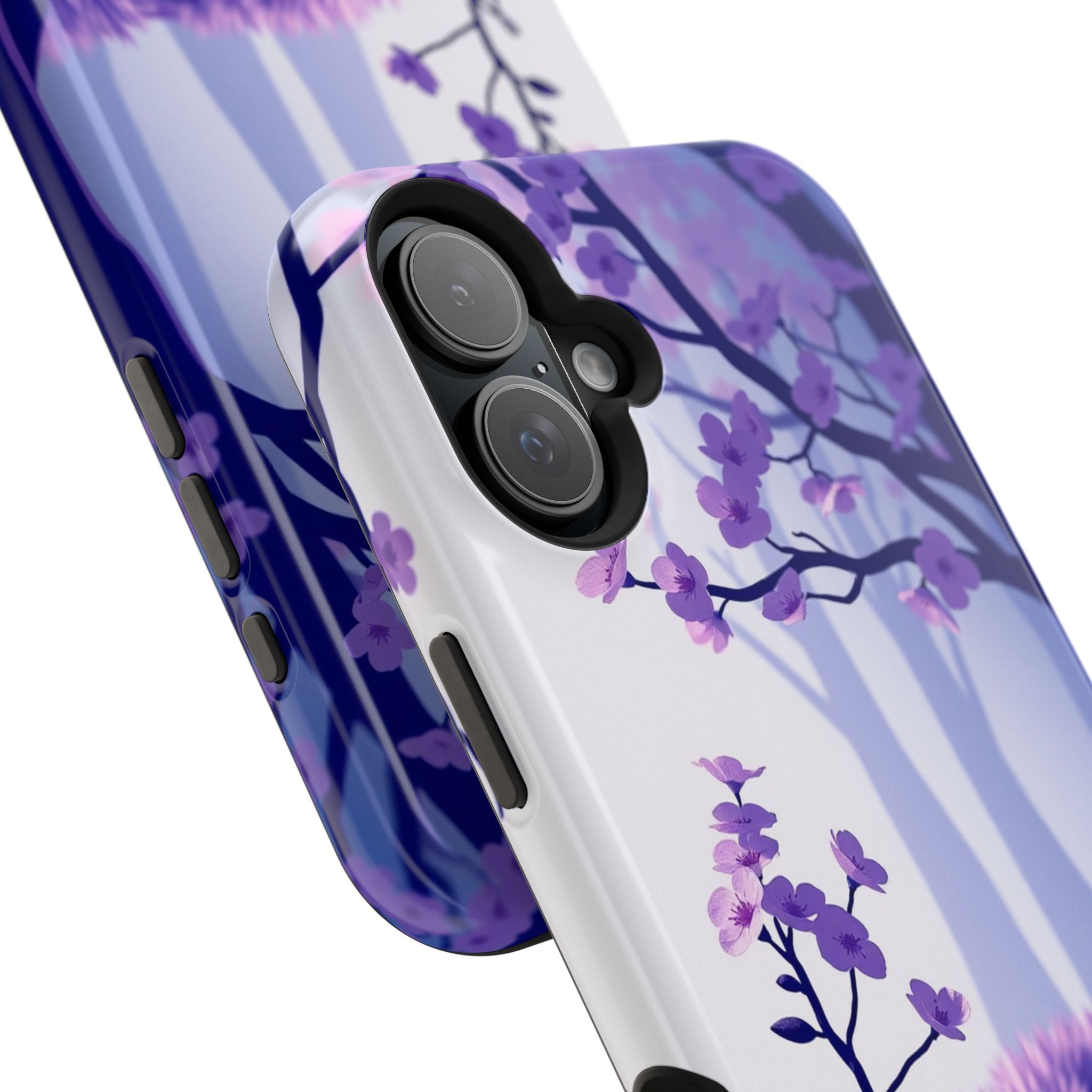 iPhone Blossom Trail Paper Cut Art Bold Modern Everyday Snap Case · iPhone Case