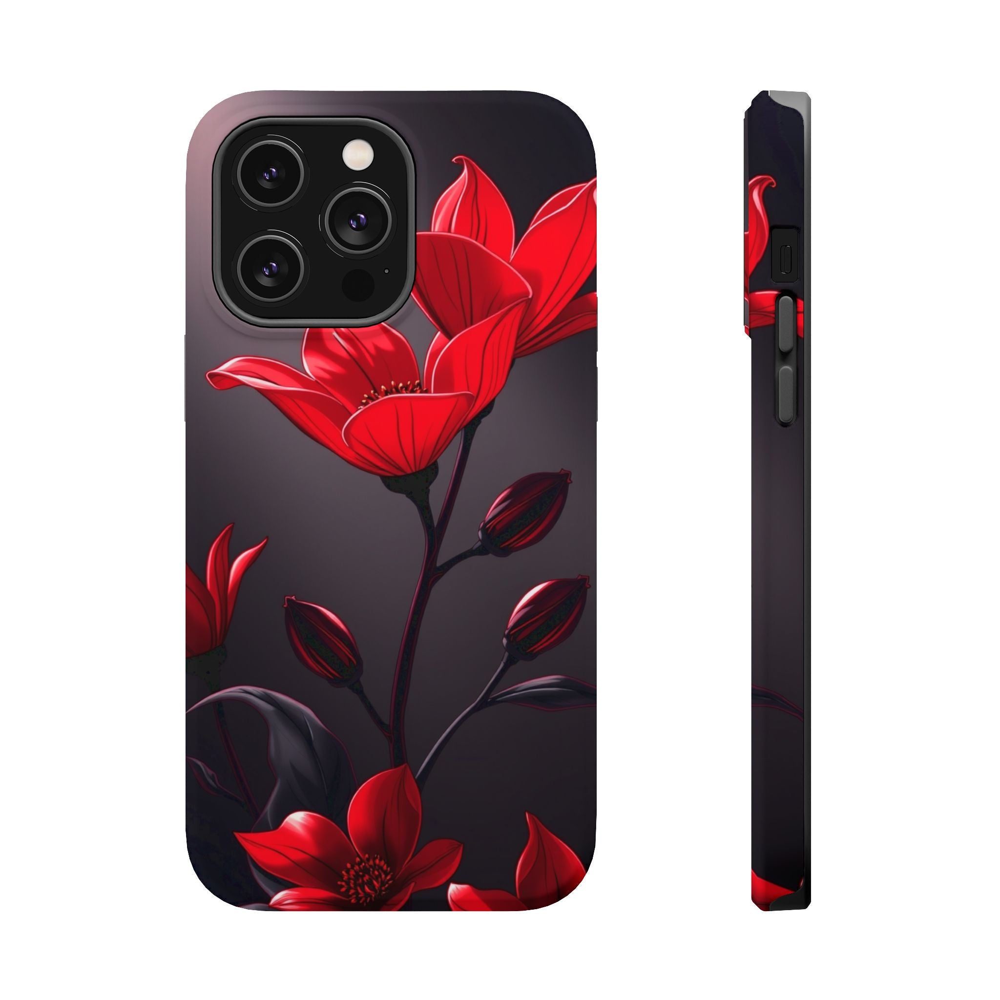 iPhone Dreamy Neon Floral Design Bold Modern Everyday Snap Case · iPhone Case