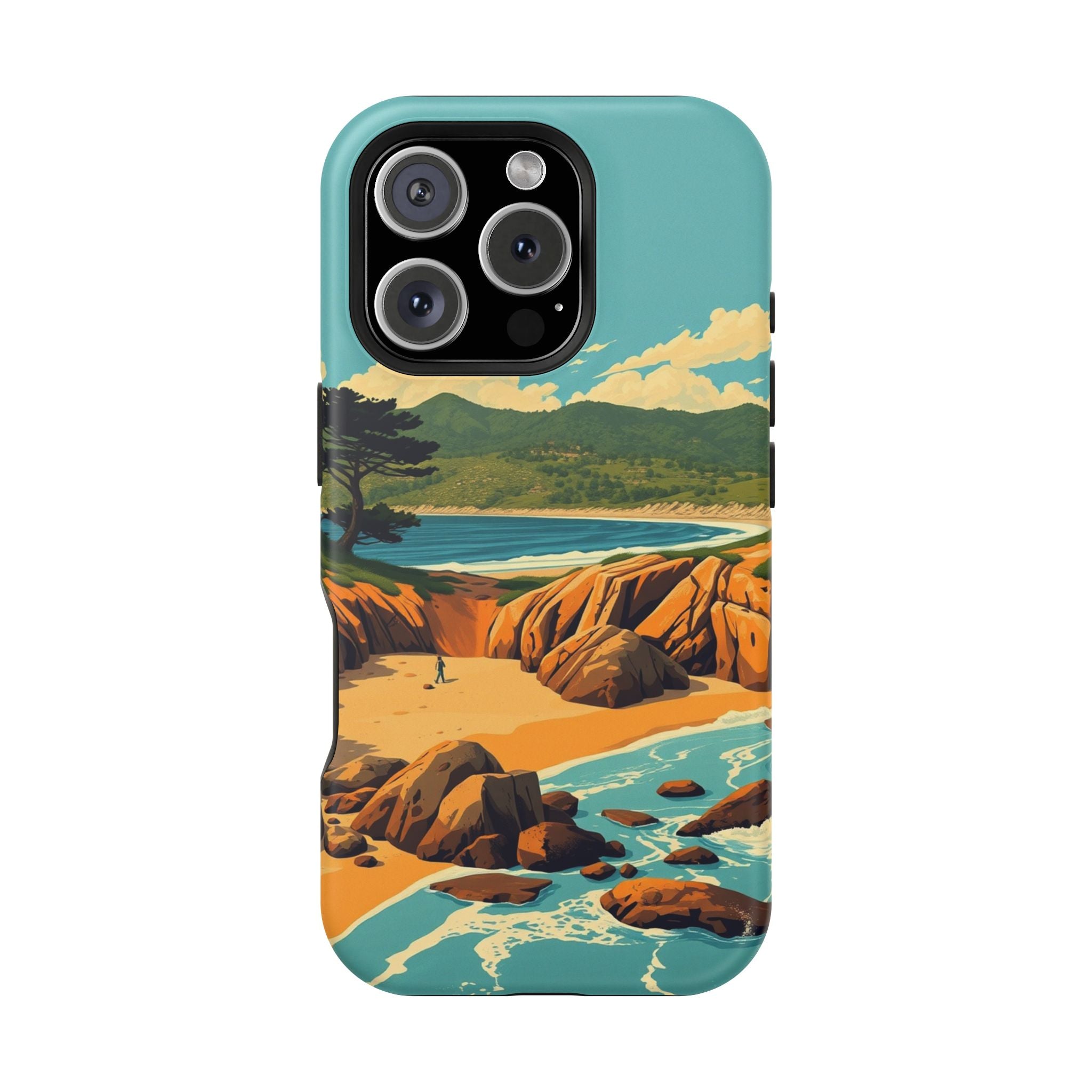 iPhone Pebble Beach Vintage Retro Poster Slim Everyday iPhone Designer · iPhone
