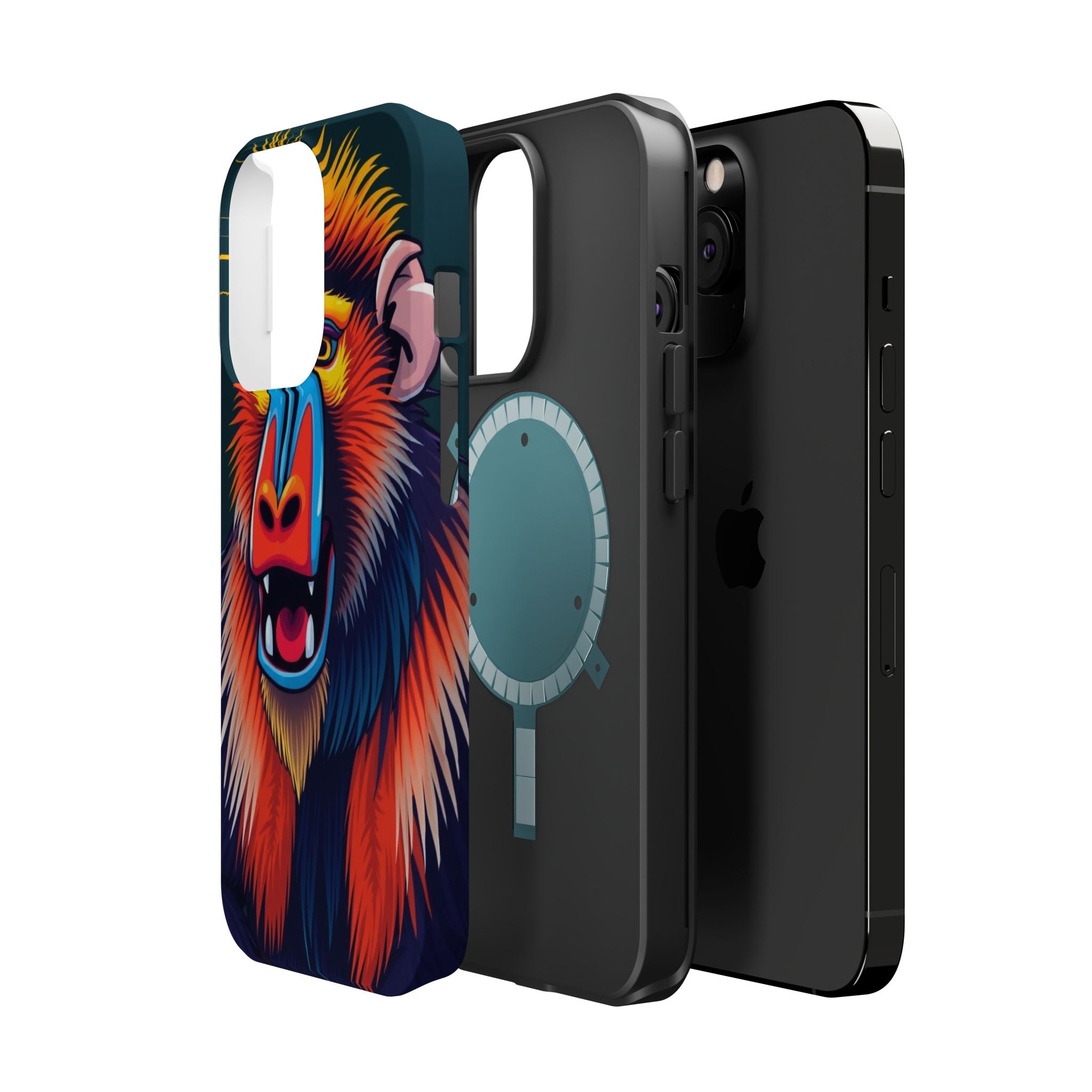 iPhone Mandrill Colorful Face Kids Fun iPhone Phone Case Gift Slim · iPhone Case