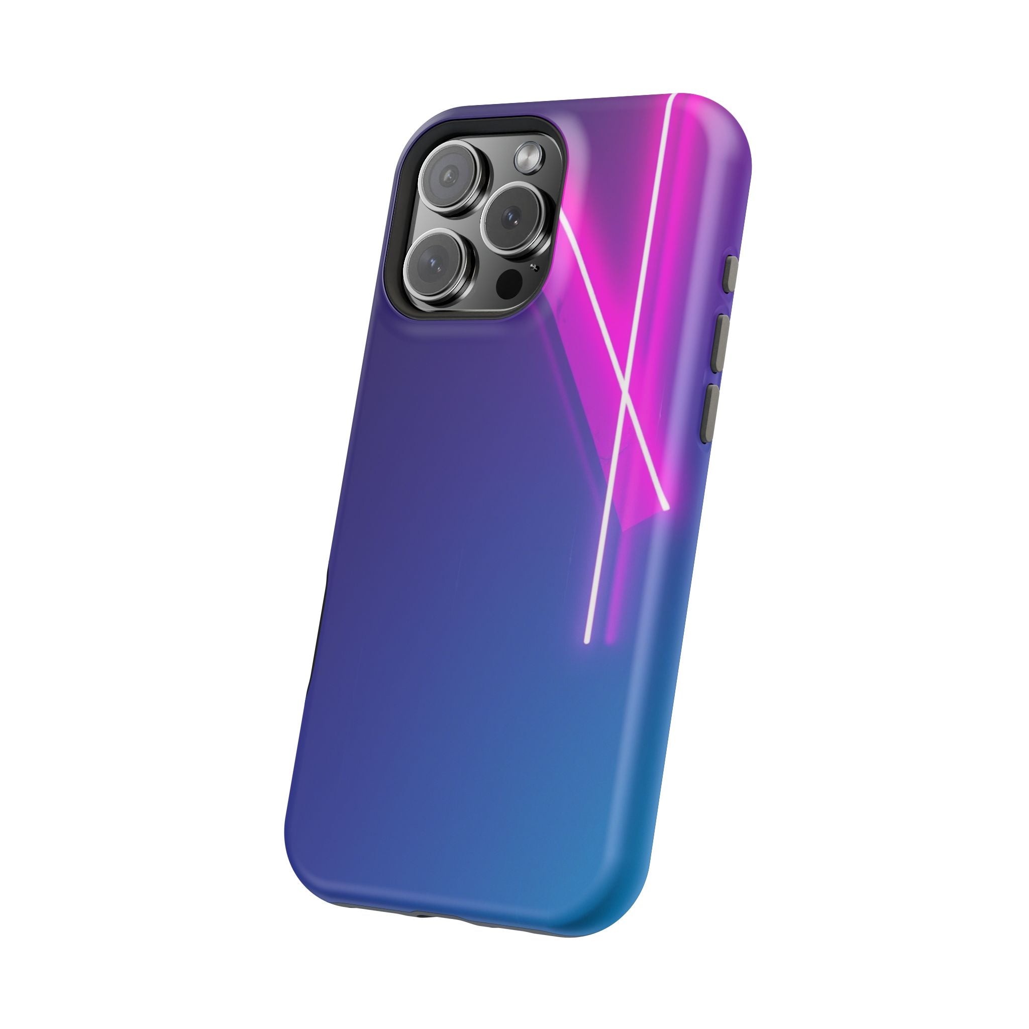 iPhone 1990s Geometric Neon Electric Art Slim Everyday Designer Case · iPhone Ca