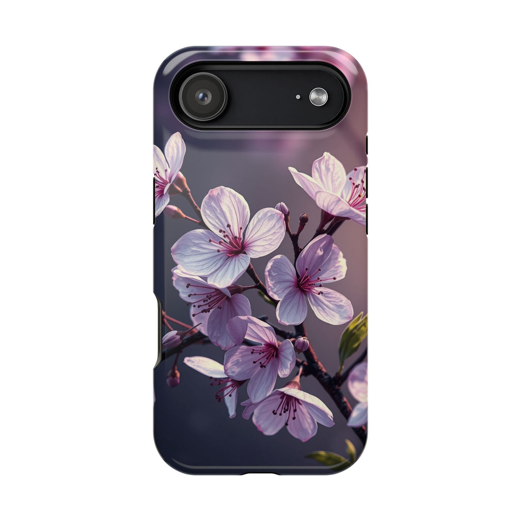 iPhone Cherry Blossom Enchanted Art Artistic Everyday Cas Slim Snap Case · iPhon