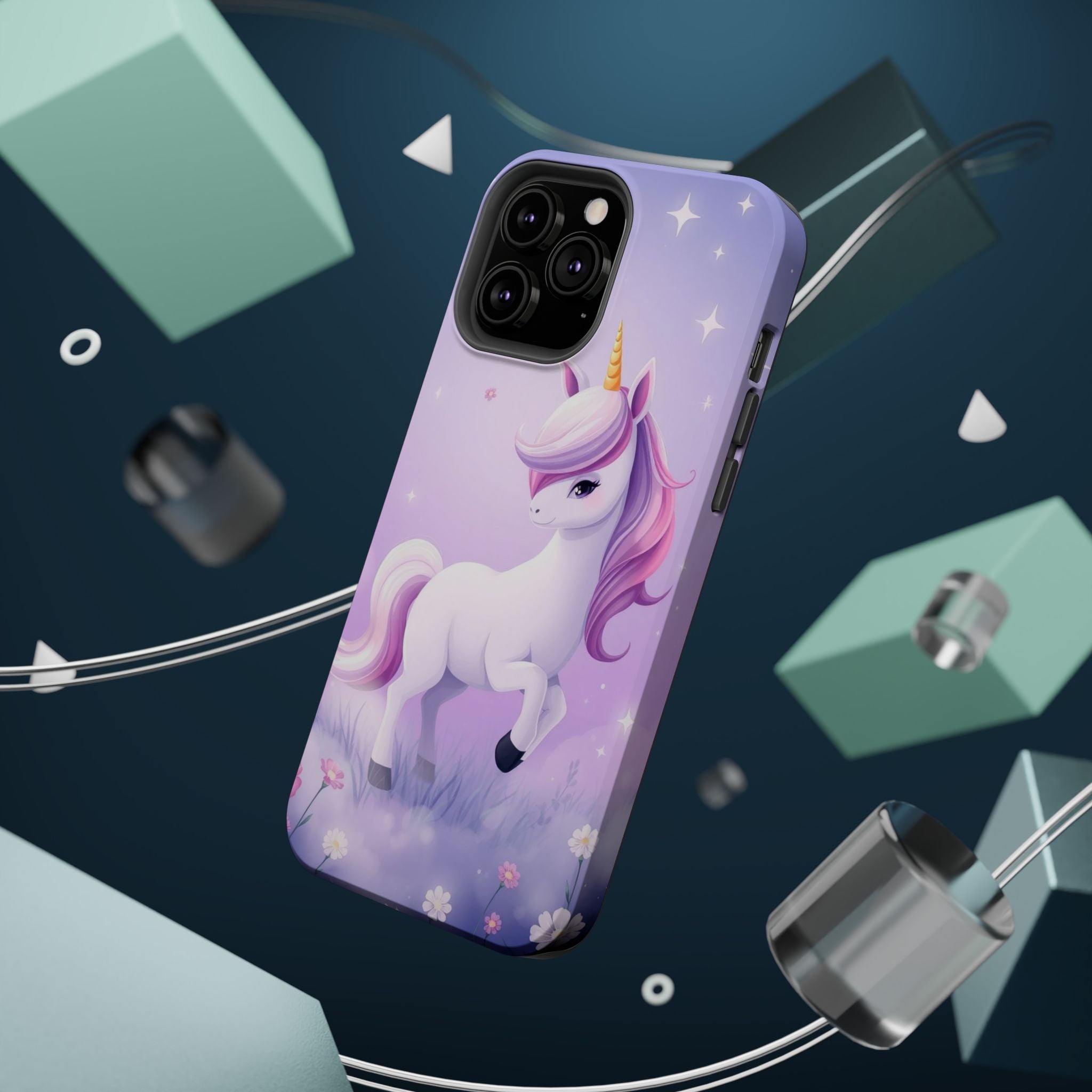 iPhone Lilac Mist Unicorn Kids Fun iPhone Phone Case Gift Artistic · iPhone Case