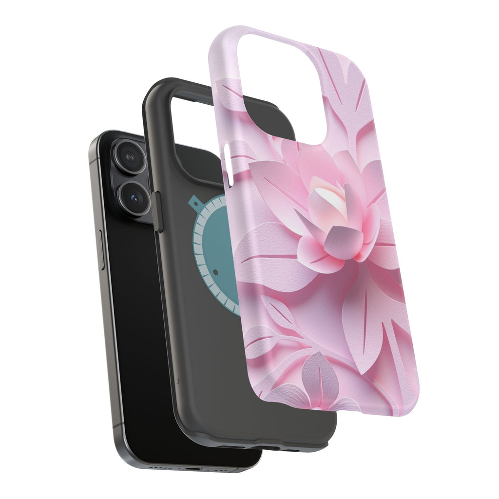 iPhone Floral Geometric Paper Cut Art Slim Everyday Designer Case · iPhone Case