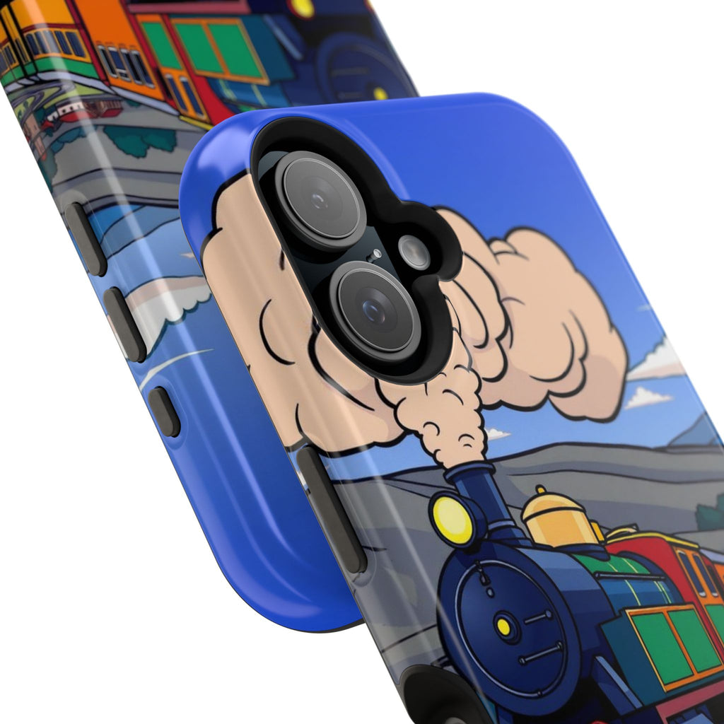iPhone Steam Locomotive Puff Kids Fun iPhone Phone Case Gift Slim · iPhone Case