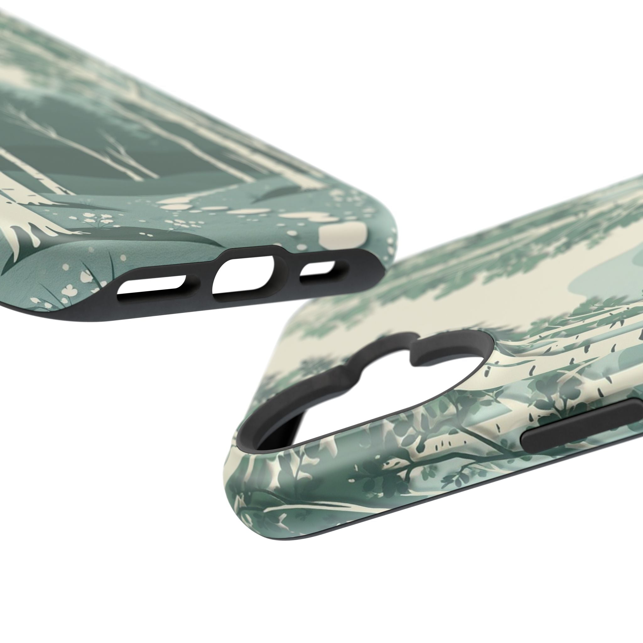 iPhone Birch Grove Paper Cut Art Bold Modern Everyday Snap Case · iPhone Case