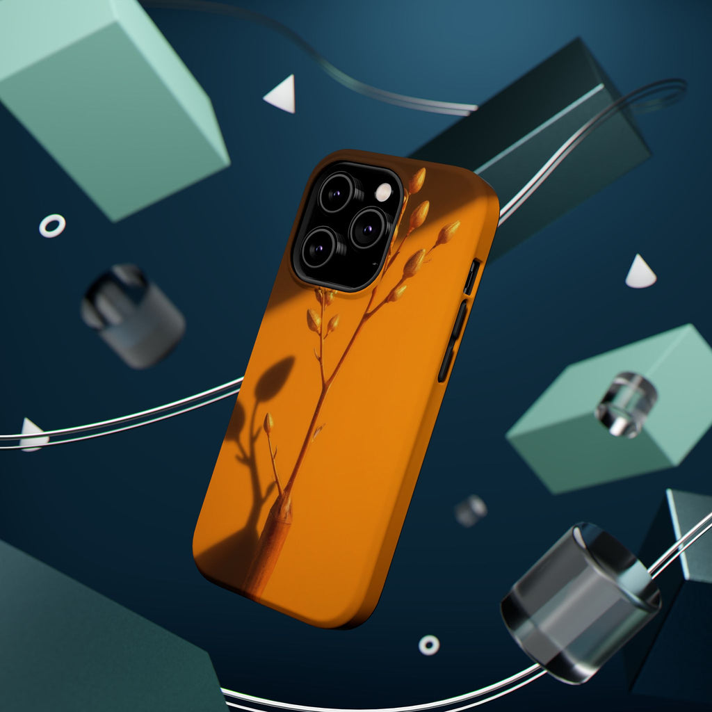 iPhone Mustard And Rust Minimalist Stem Slim Everyday iPhone Designer · iPhone C