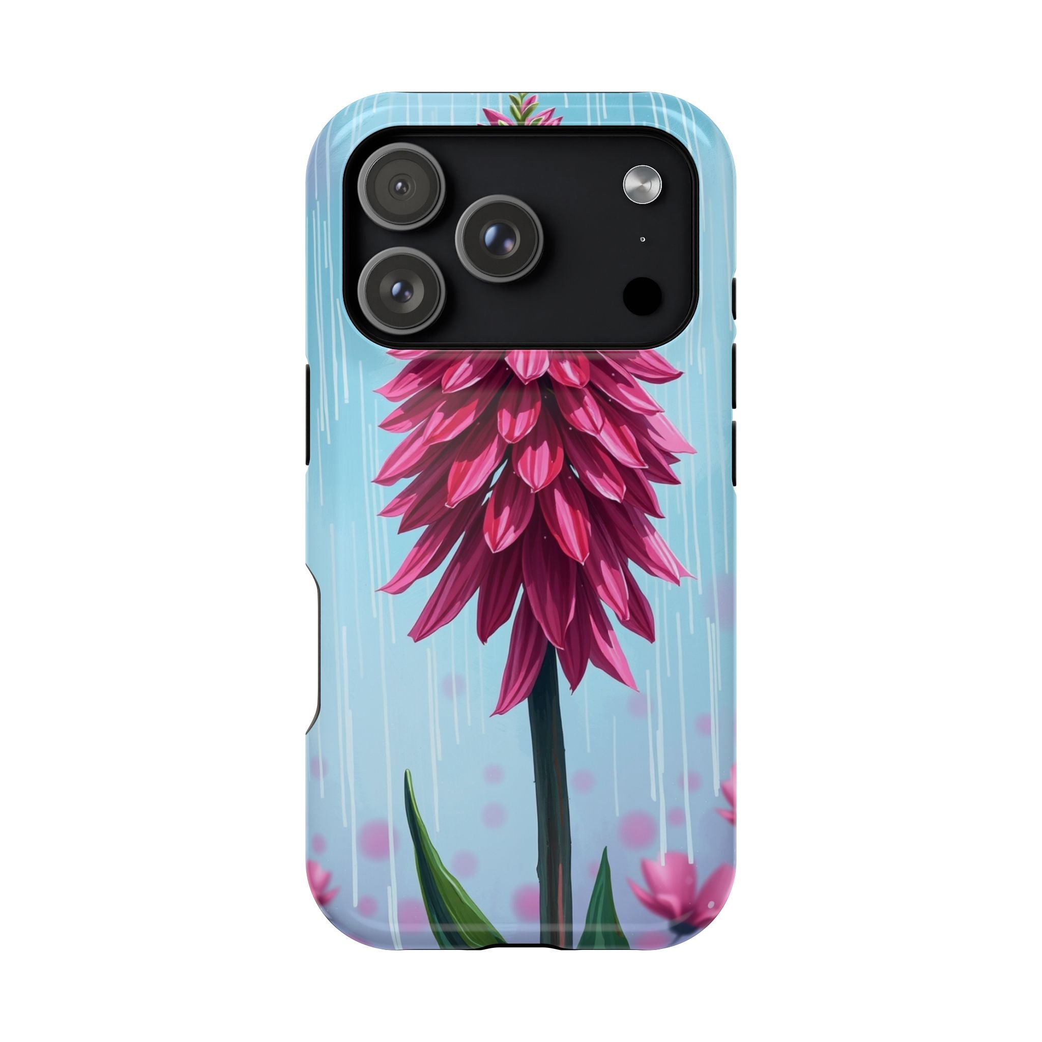 iPhone Cyan And Magenta Spring Shower Bloom Slim iPhone Everyday · iPhone Case