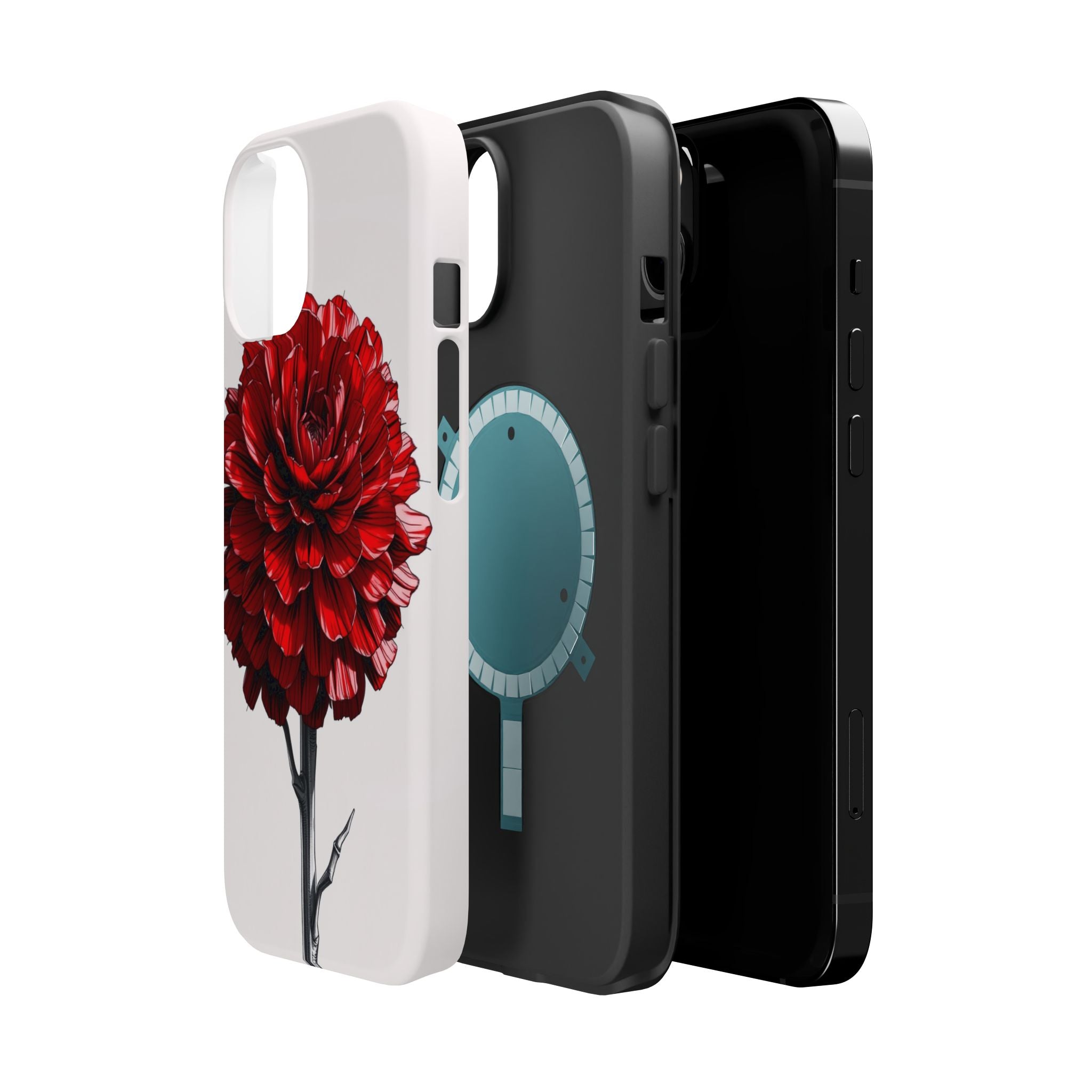 iPhone Ranunculus Stack Mystic Art Bold Modern Everyday Snap Case · iPhone Case