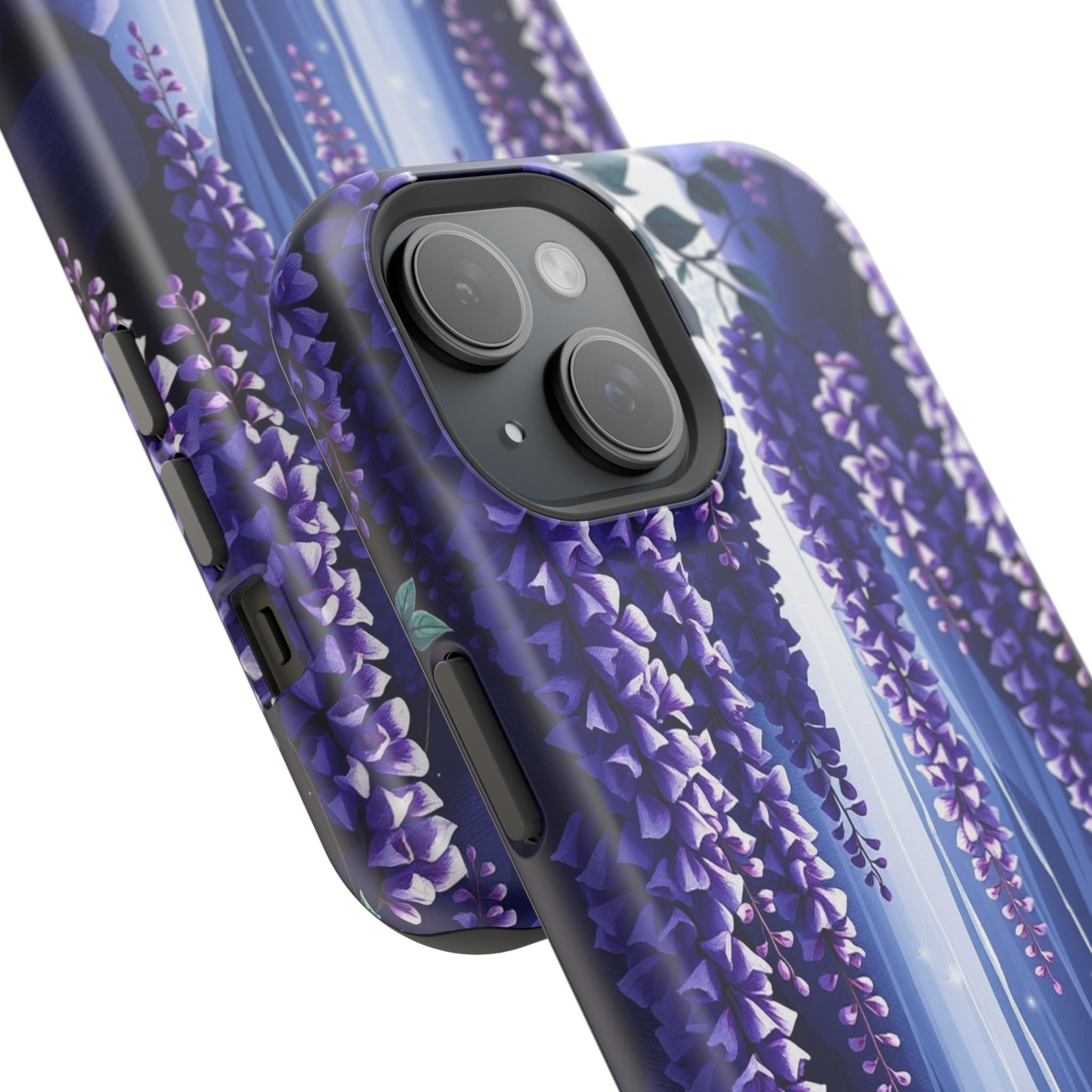 iPhone Wisteria Cascade Serene Design Slim Snap Case Ga · iPhone Case