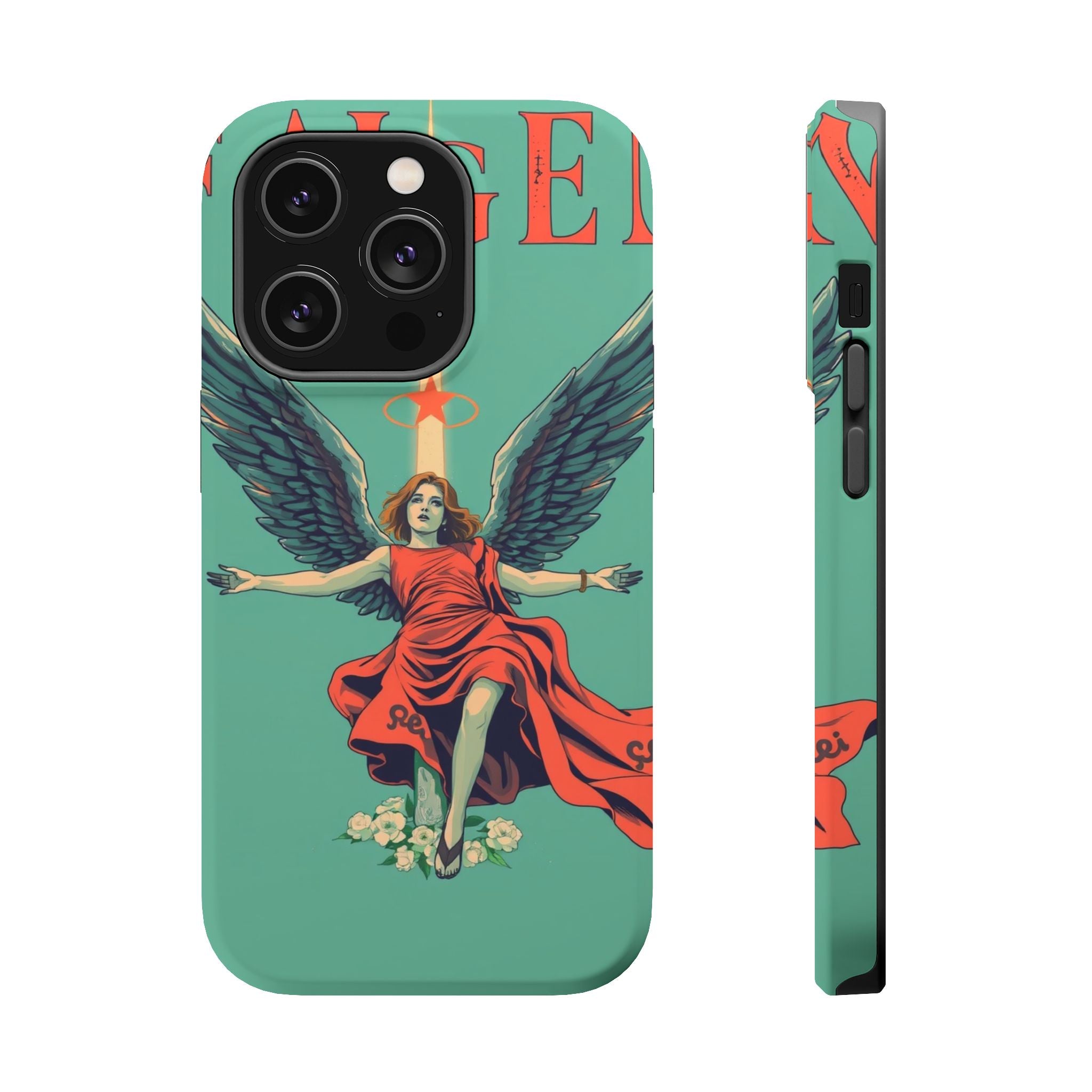 iPhone Radiant Fallen Angel Design Bold Modern Everyday Snap Case · iPhone Case