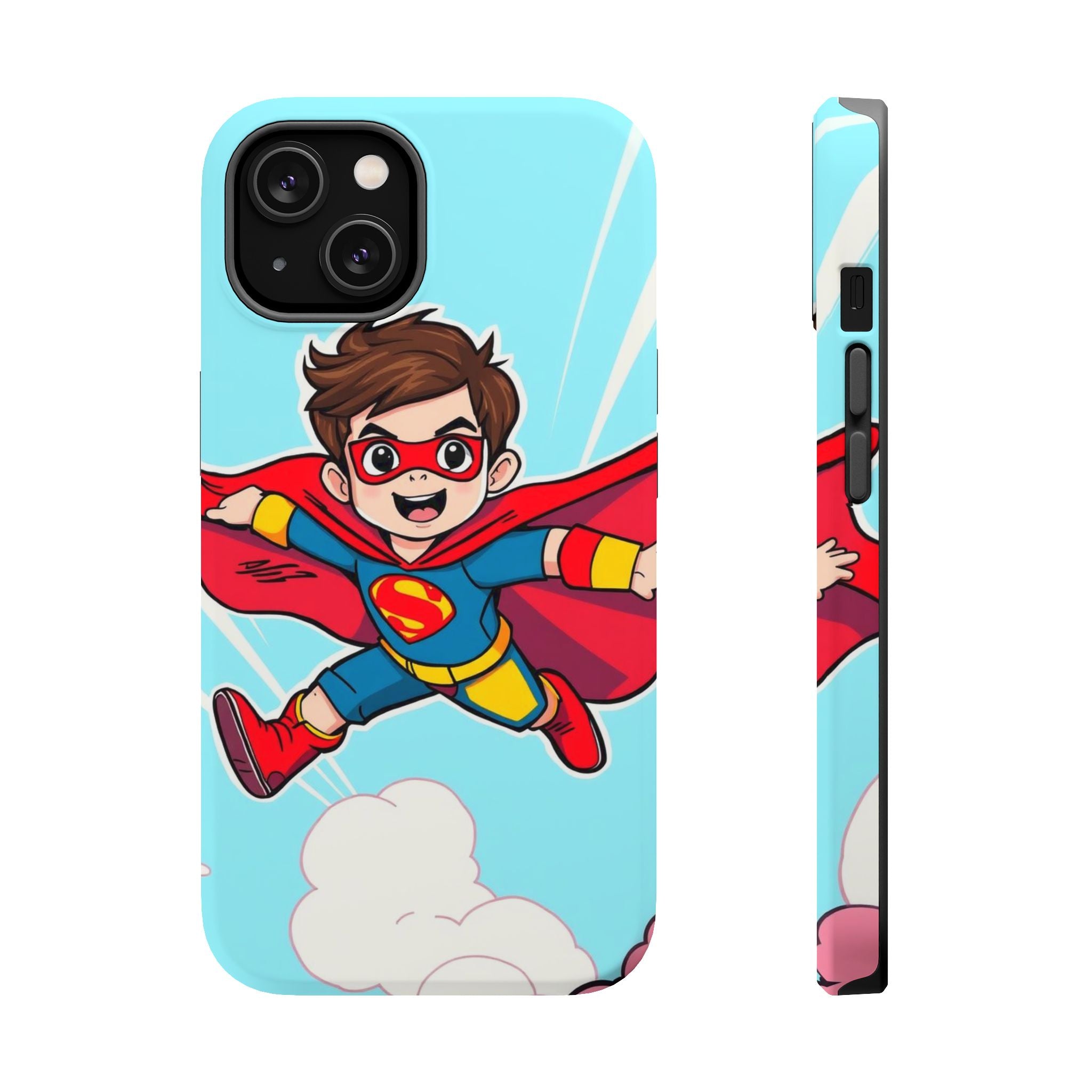 iPhone Kid Superhero Flying Kids Fun iPhone Phone Case Gift Slim · iPhone Case