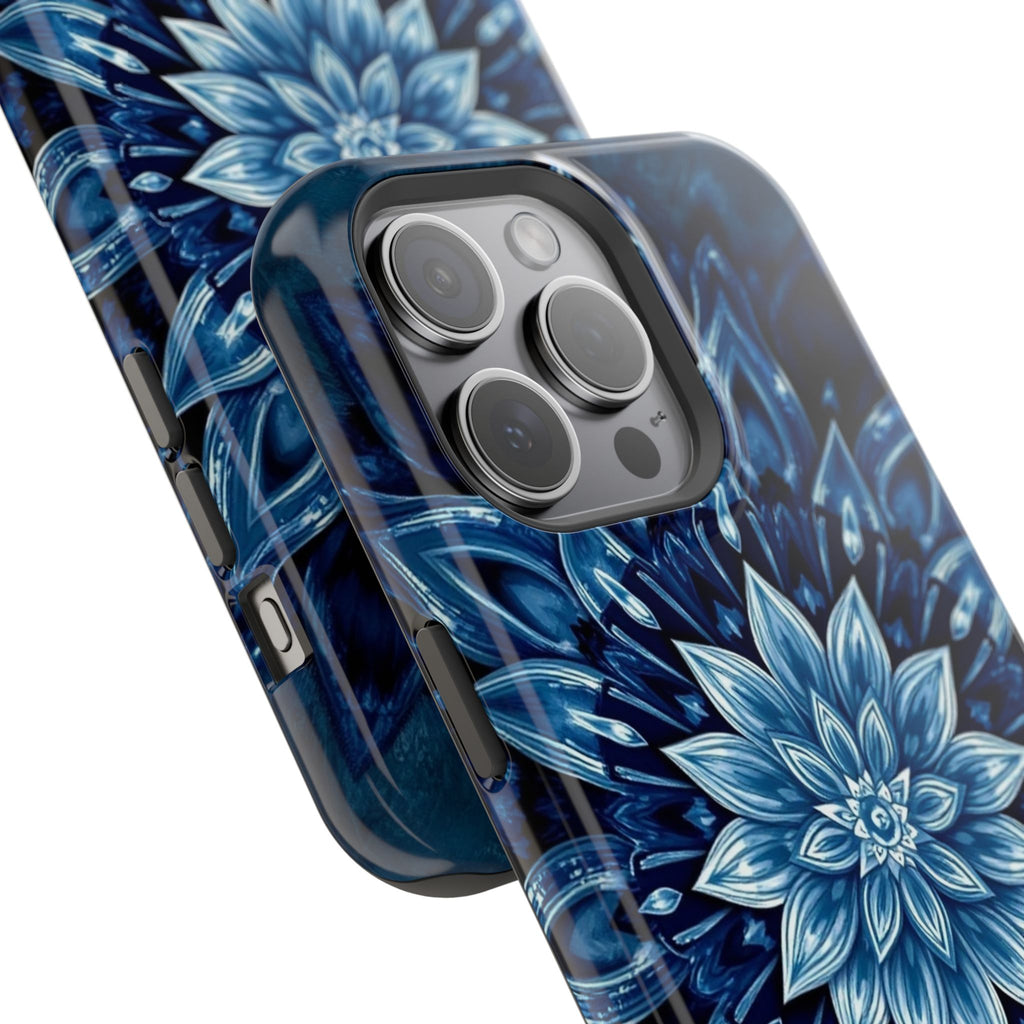 iPhone Floral Mandala Electric Art Bold Modern Everyday Snap Case · iPhone Case
