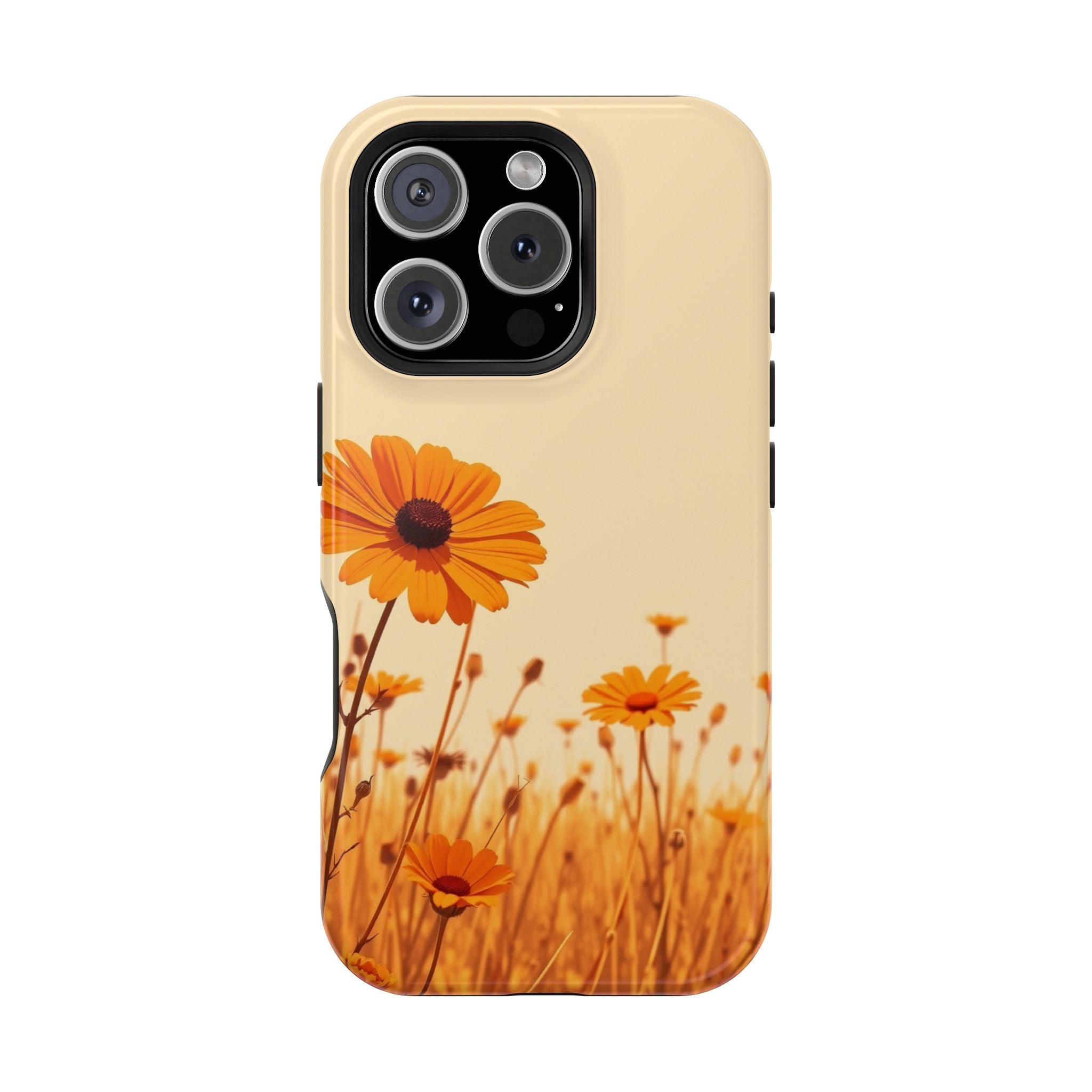 iPhone Wildflower Field Minimalist Line Art Slim Everyday Designer Case · iPhone