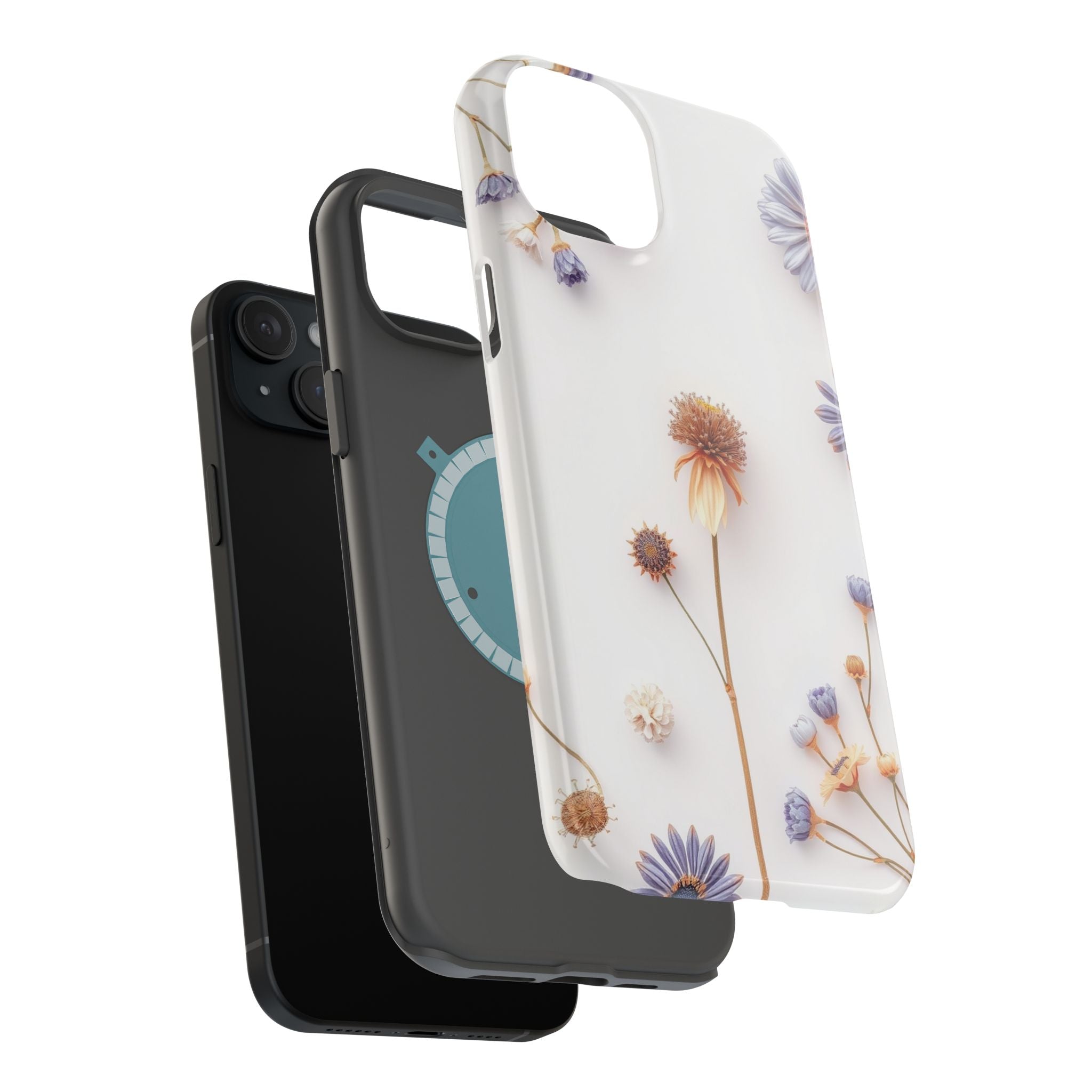iPhone Dried Flower Flat Lay Bold Art Slim Everyday Designer Case · iPhone Case