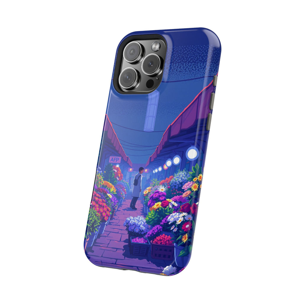 iPhone Flower Market Electric Art Bold Modern Everyday Snap Case · iPhone Case