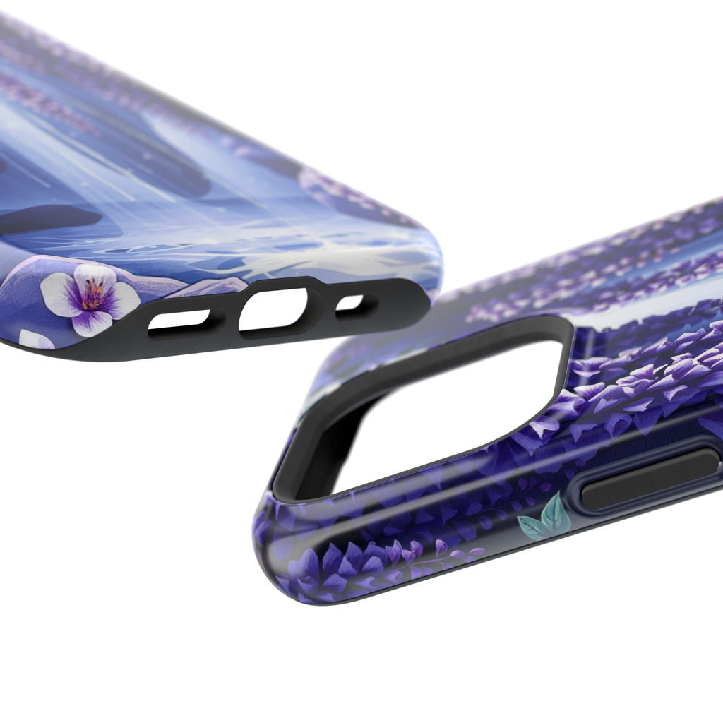 iPhone Wisteria Cascade Serene Design Slim Snap Case Ga · iPhone Case