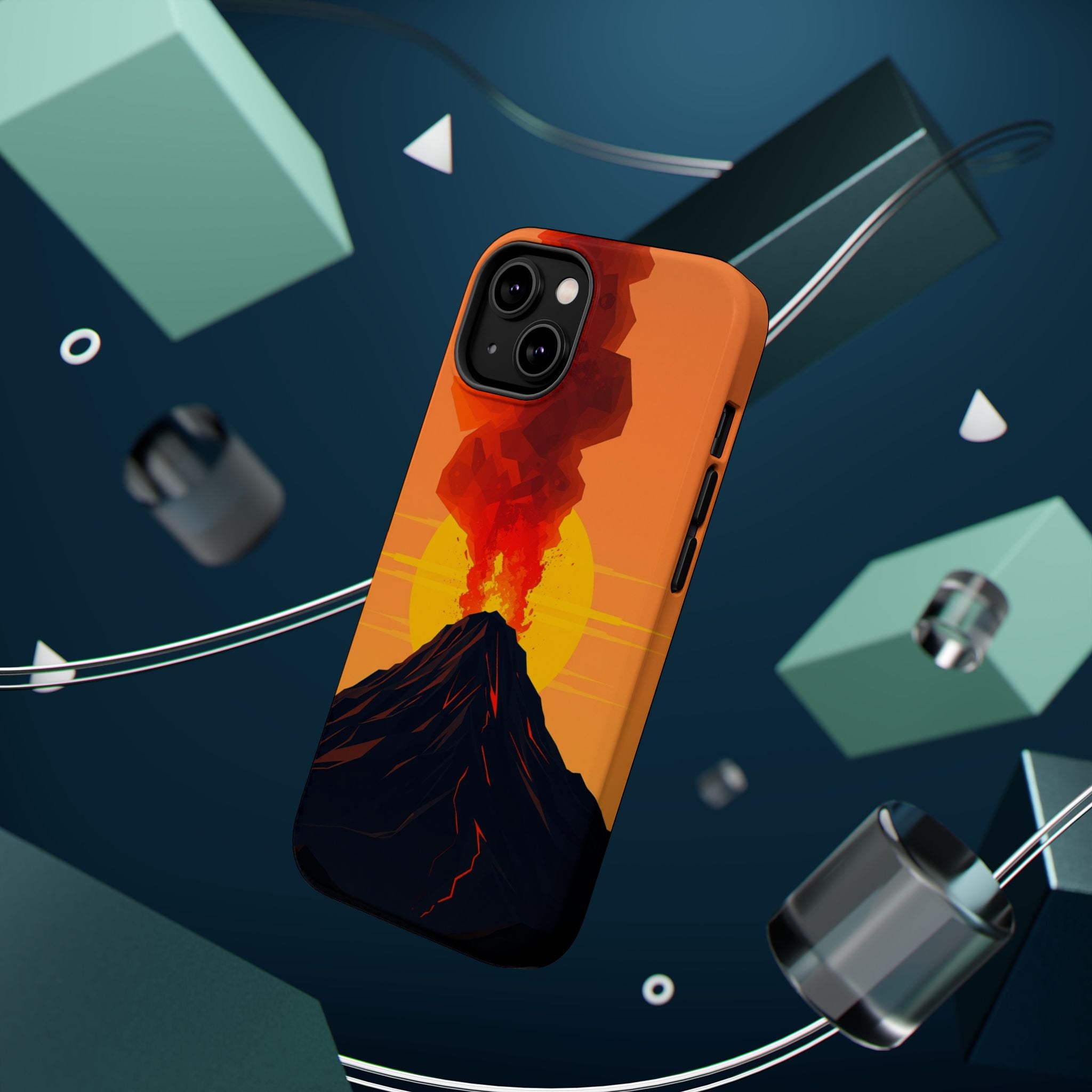 iPhone Vibrant Volcanic Eruption Design Slim Everyday iPhone Designer · iPhone C
