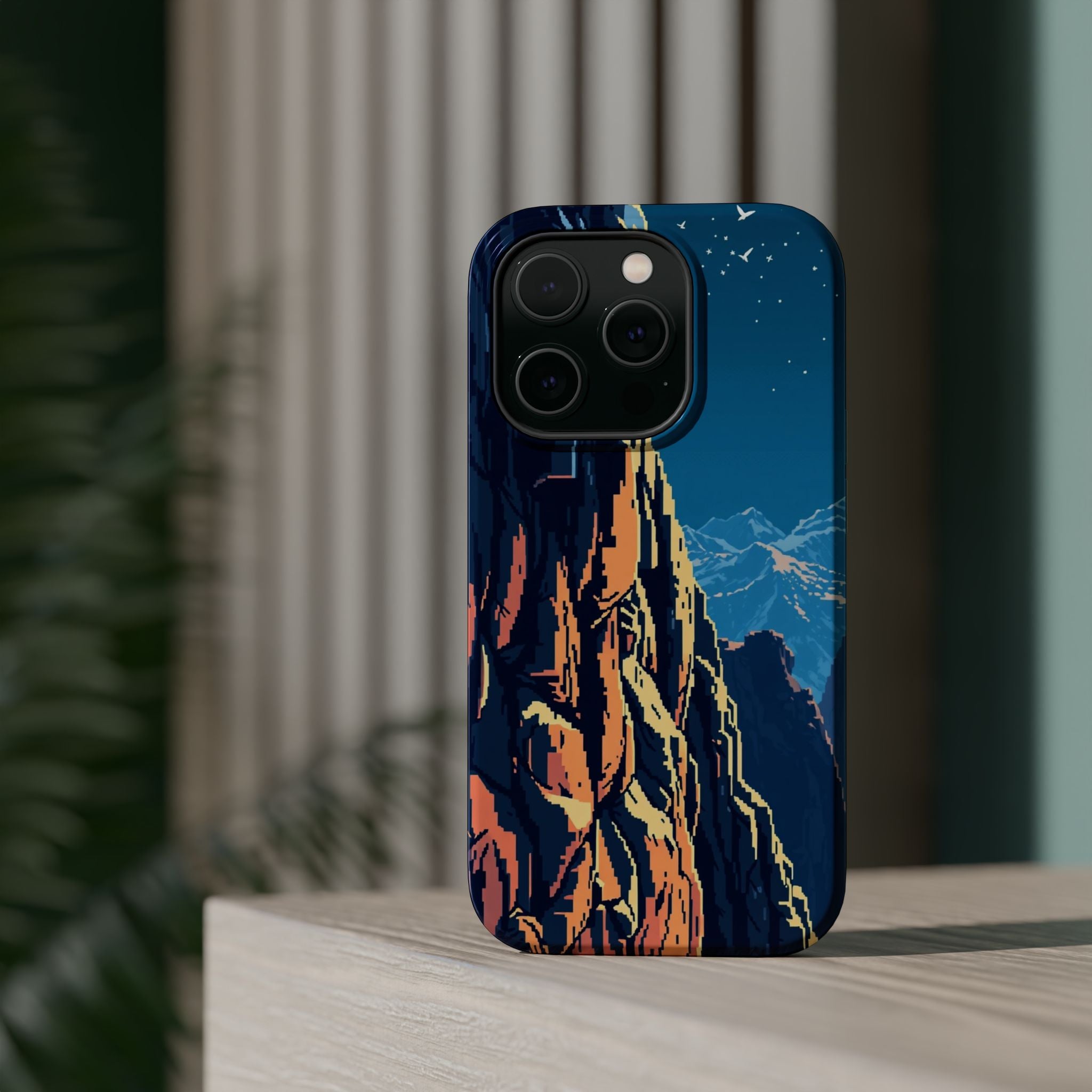 iPhone Midnight Blue And Silver Canyon Wall Slim iPhone Everyday · iPhone Case