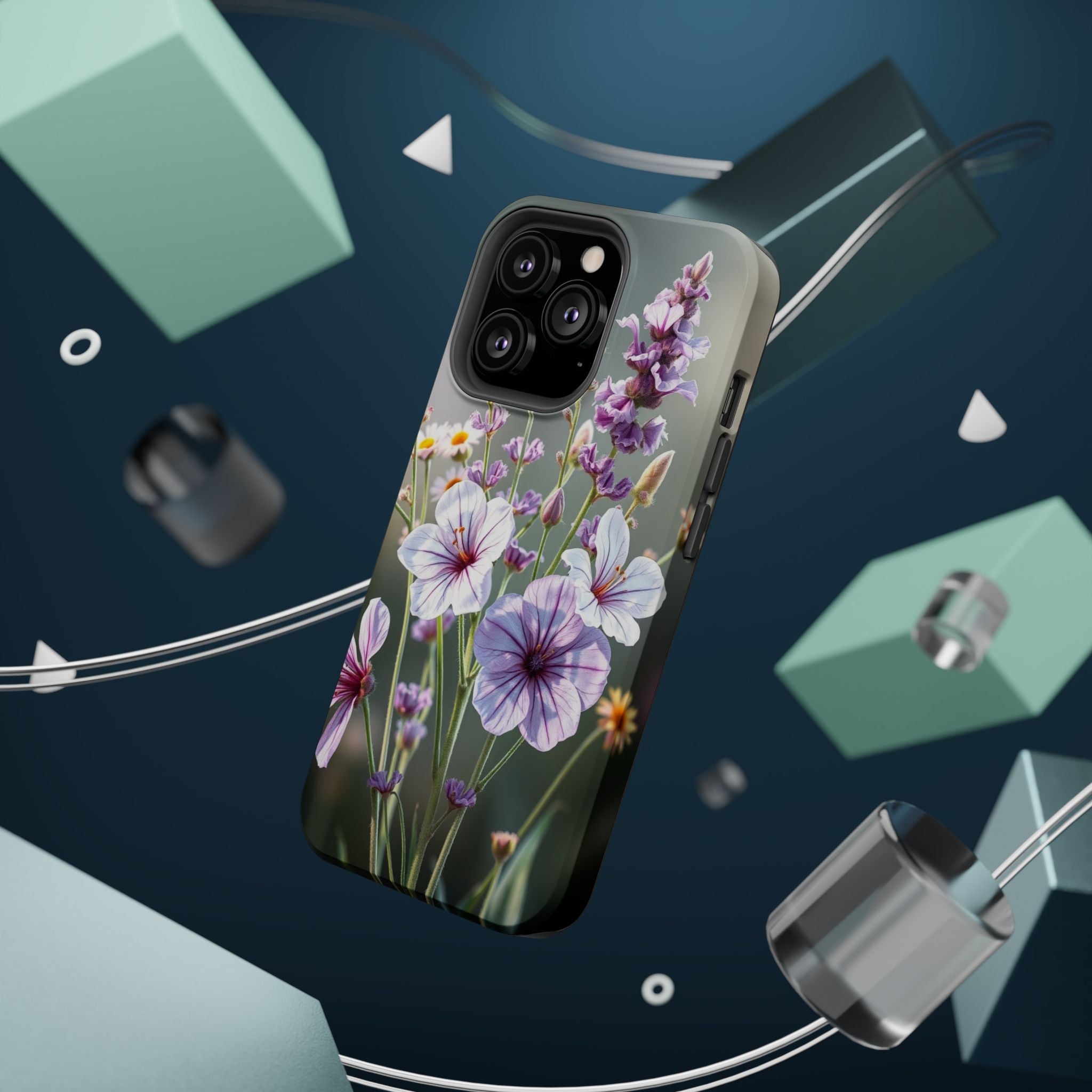 iPhone Wildflower Bunch Enchanted Art Slim Everyday Designer Case · iPhone Case