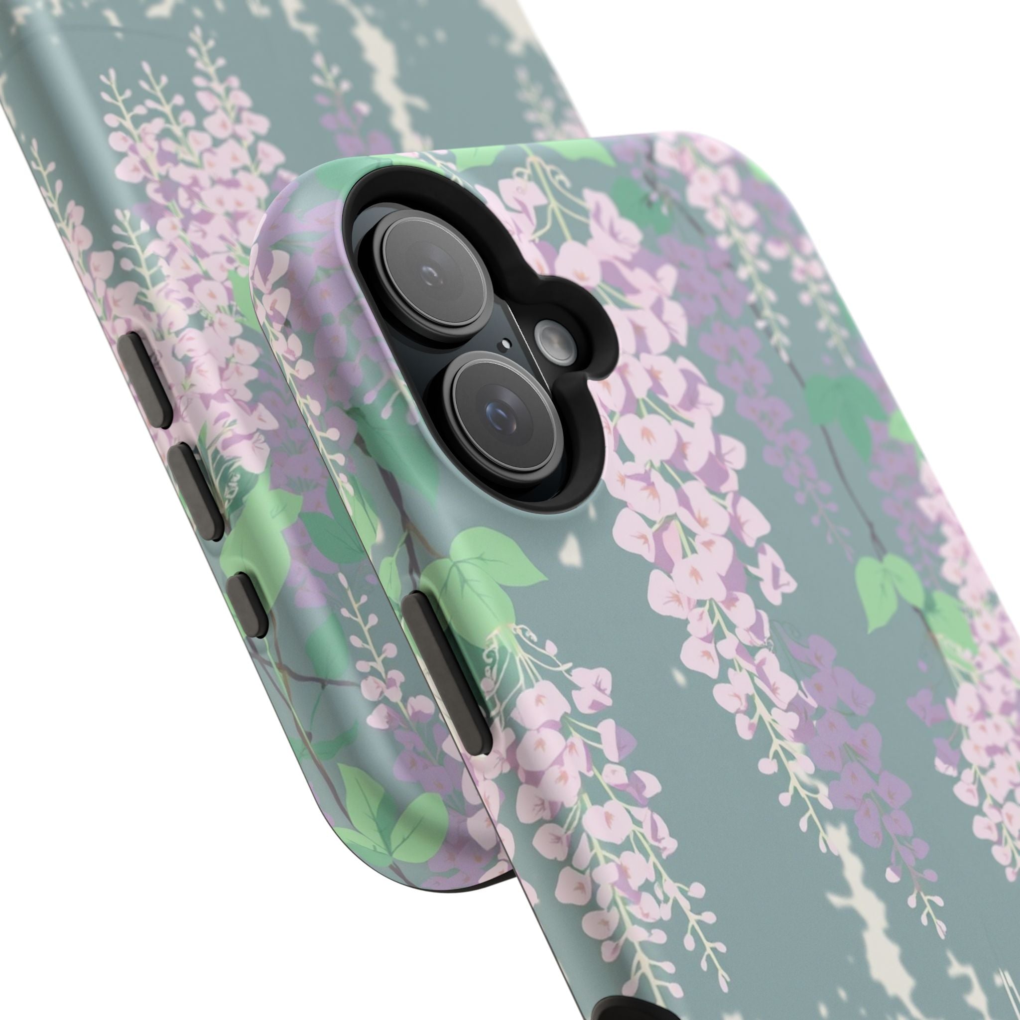 iPhone Dreamy Wisteria Cascade Design Slim Everyday Designer Case · iPhone Case