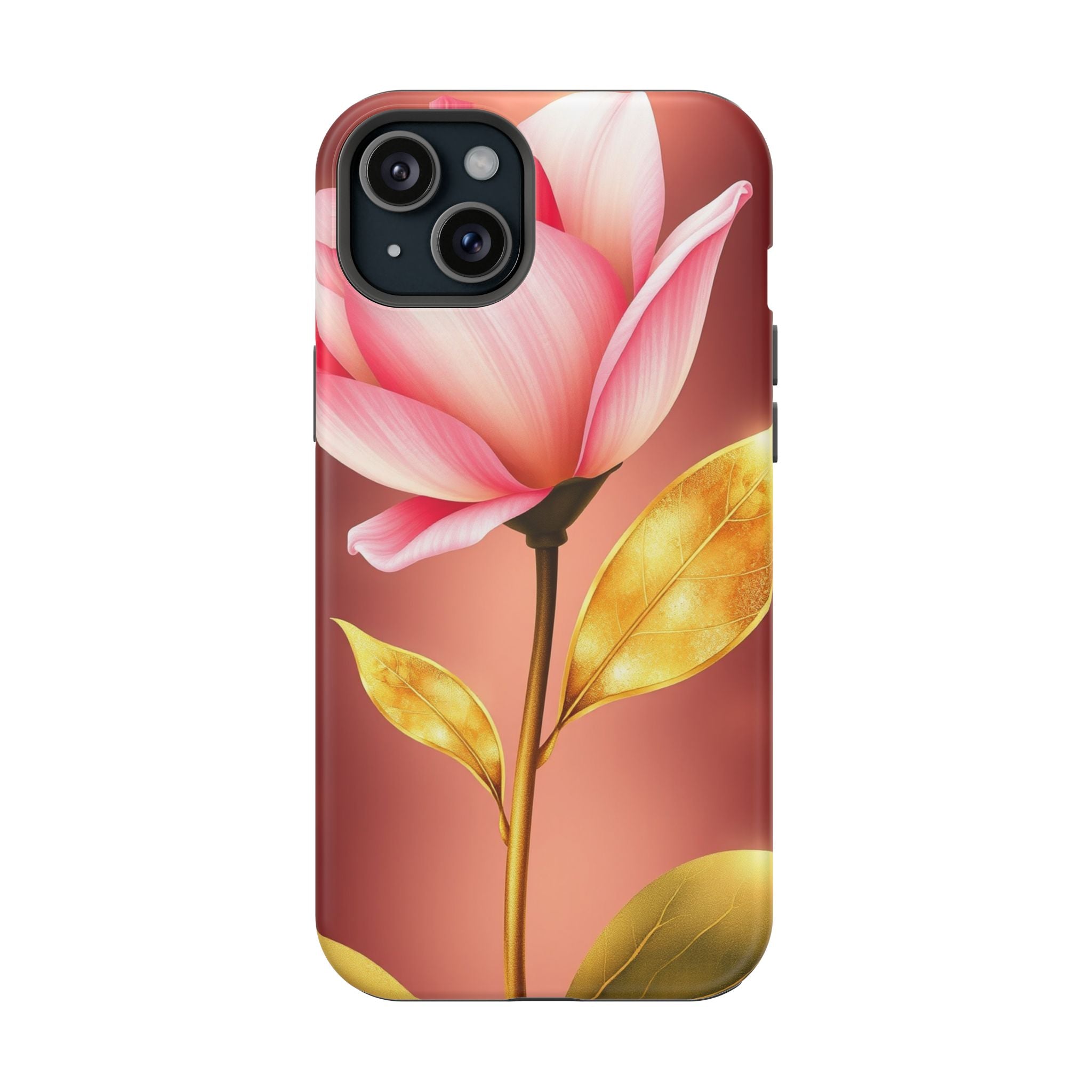 iPhone Dreamy Bloom and Leaf Design 14 Slim Everyday Designer Case · iPhone Case