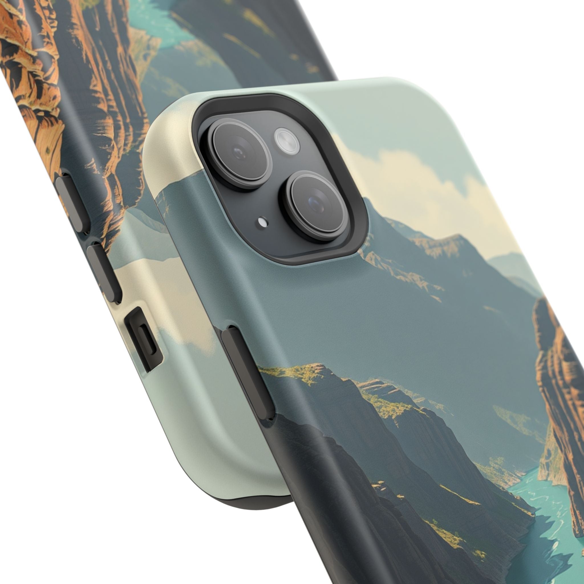iPhone Charcoal And Copper River Canyon Slim Everyday iPhone 19 · iPhone Case