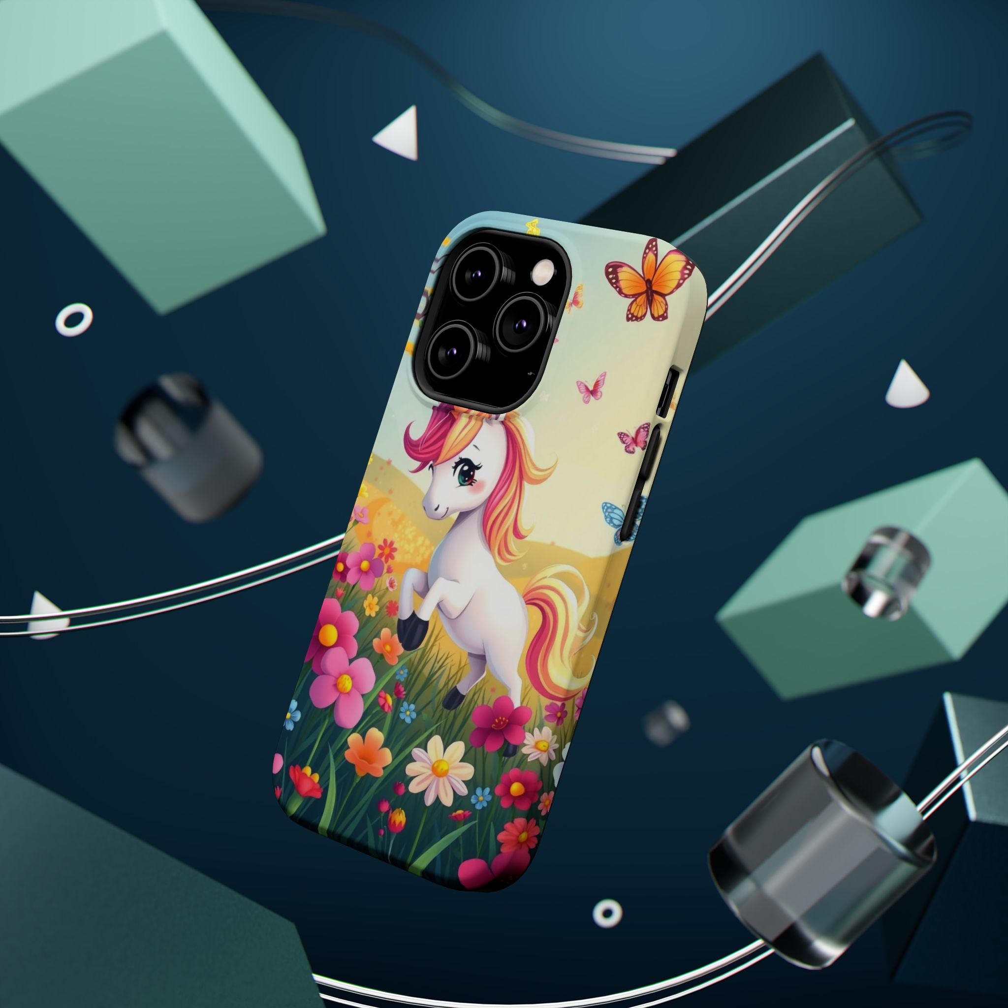 iPhone Magical Meadow Unicorn Kids Fun iPhone Phone Case Gift Slim · iPhone Case