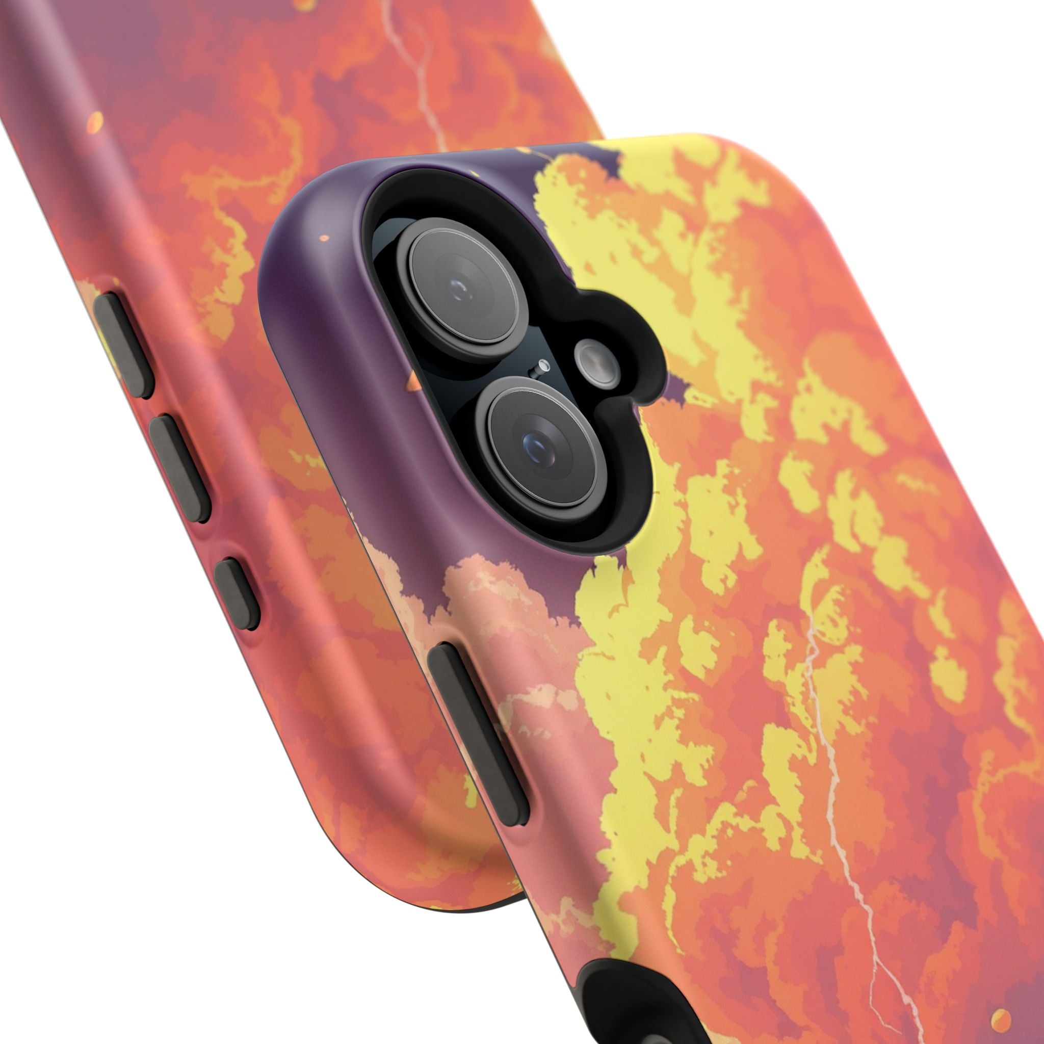 iPhone Sunset Amber And Peach Petal Storm Slim iPhone Everyday Designer · iPhone