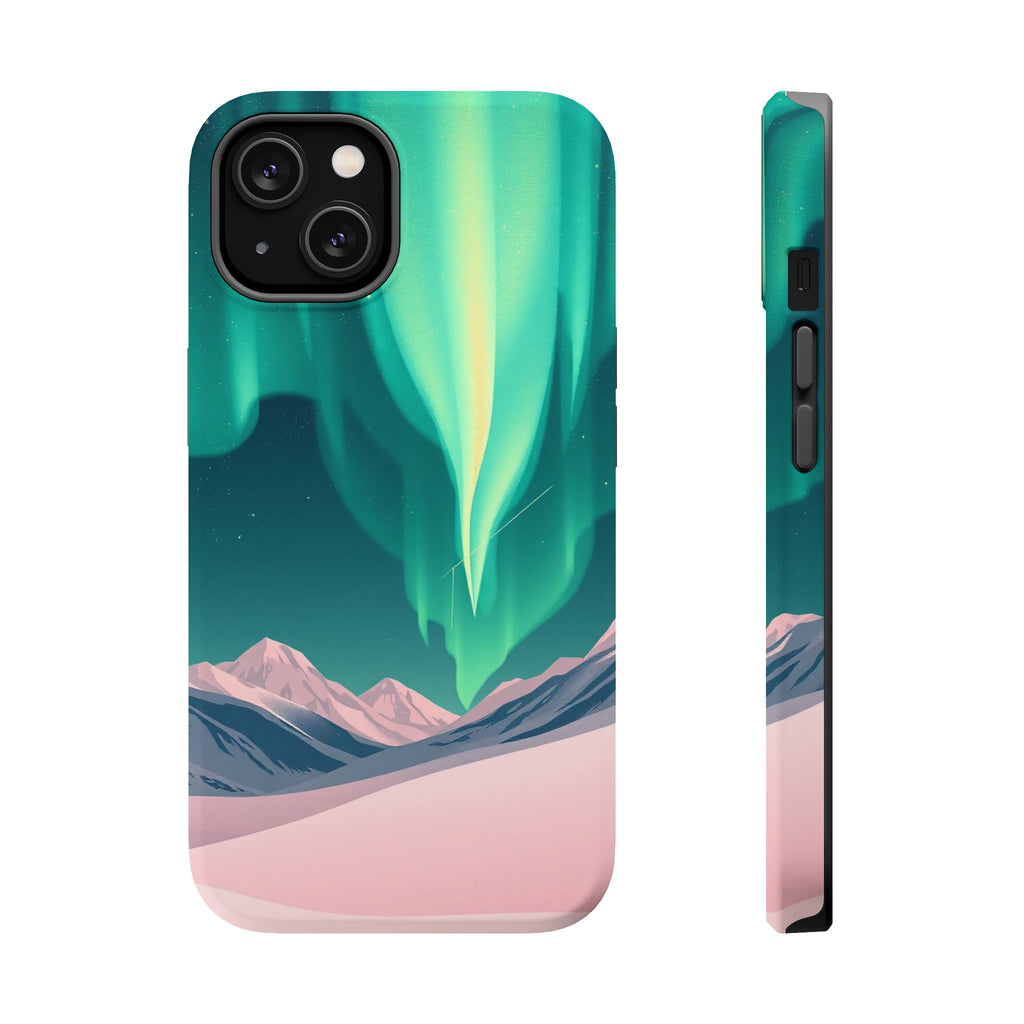 iPhone Mint And Blush Northern Lights Slim Everyday iPhone 14 Designer · iPhone