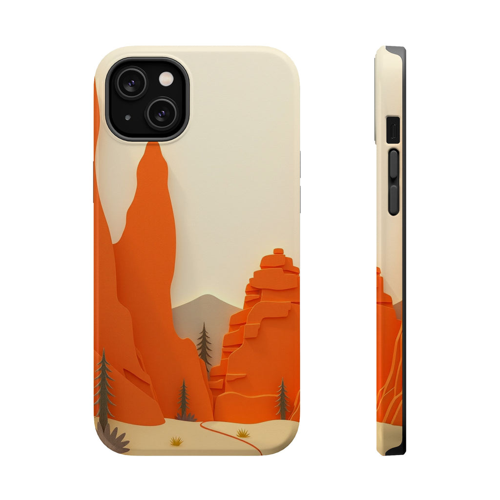iPhone Burnt Orange And Sand Pine Ridge Slim Everyday iPhone Designer · iPhone C