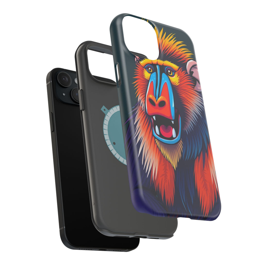 iPhone Mandrill Colorful Face Kids Fun iPhone Phone Case Gift Slim · iPhone Case