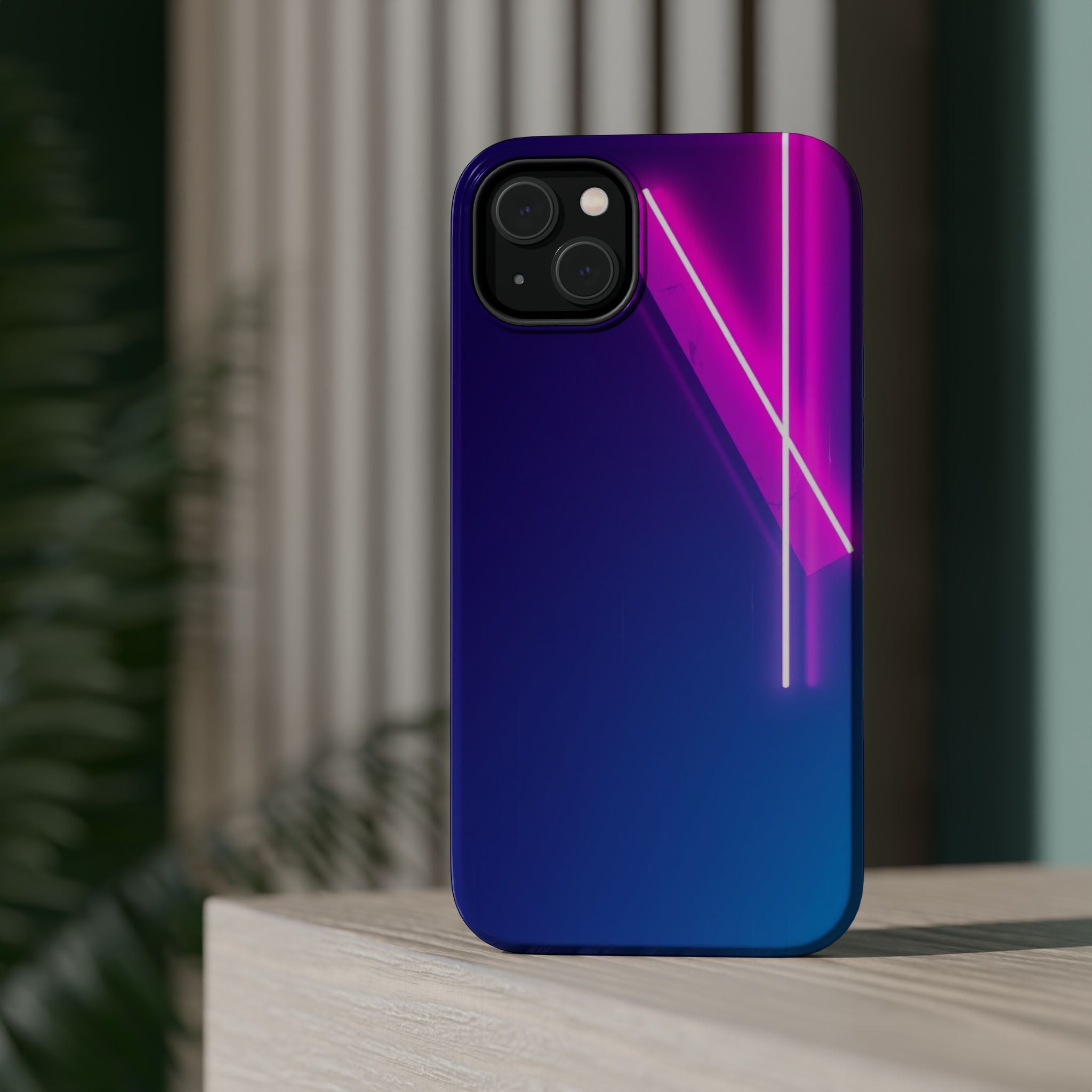 iPhone 1990s Geometric Neon Electric Art Slim Everyday Designer Case · iPhone Ca