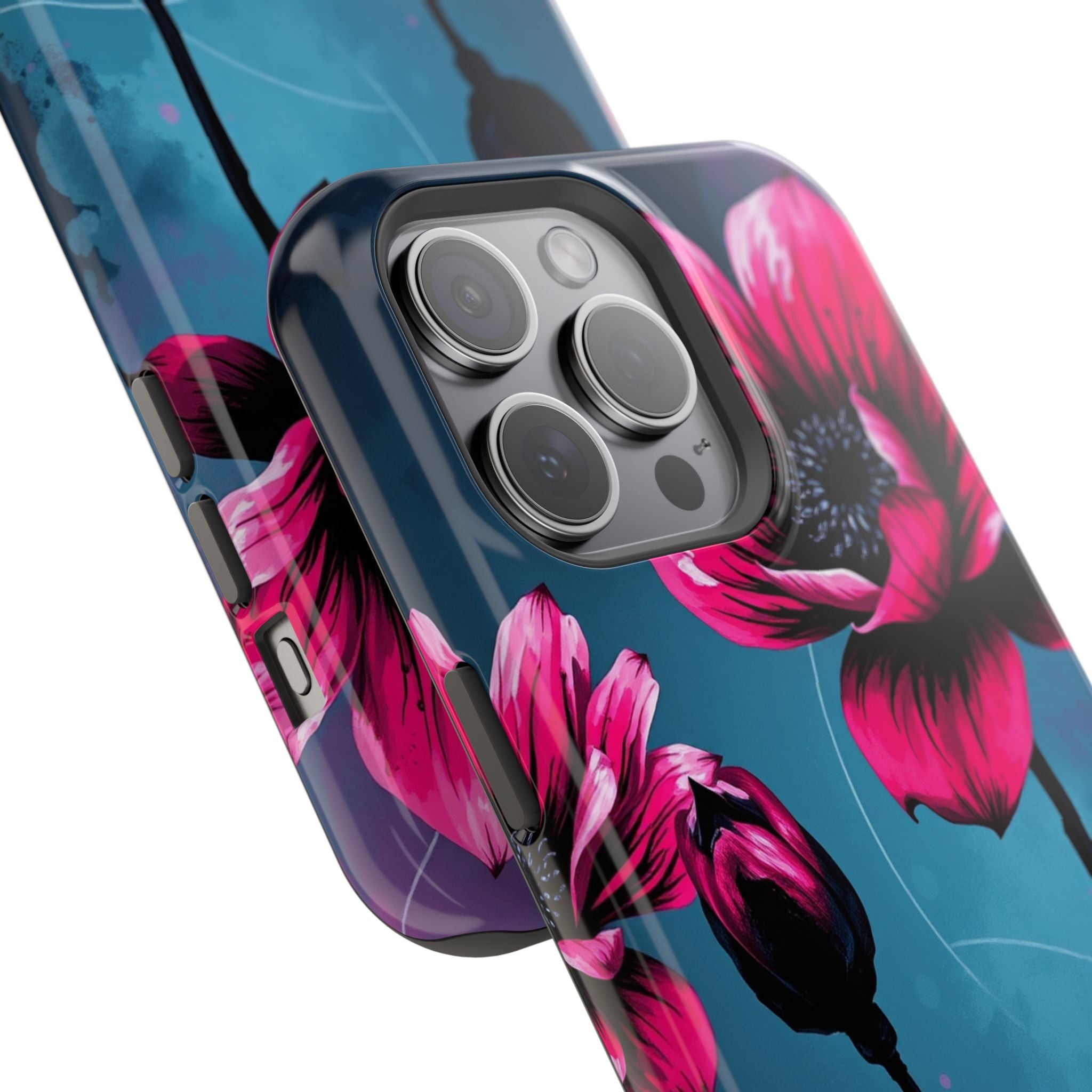 iPhone Floral Ink Wash Bold Art Slim Everyday Designer Case · iPhone Case