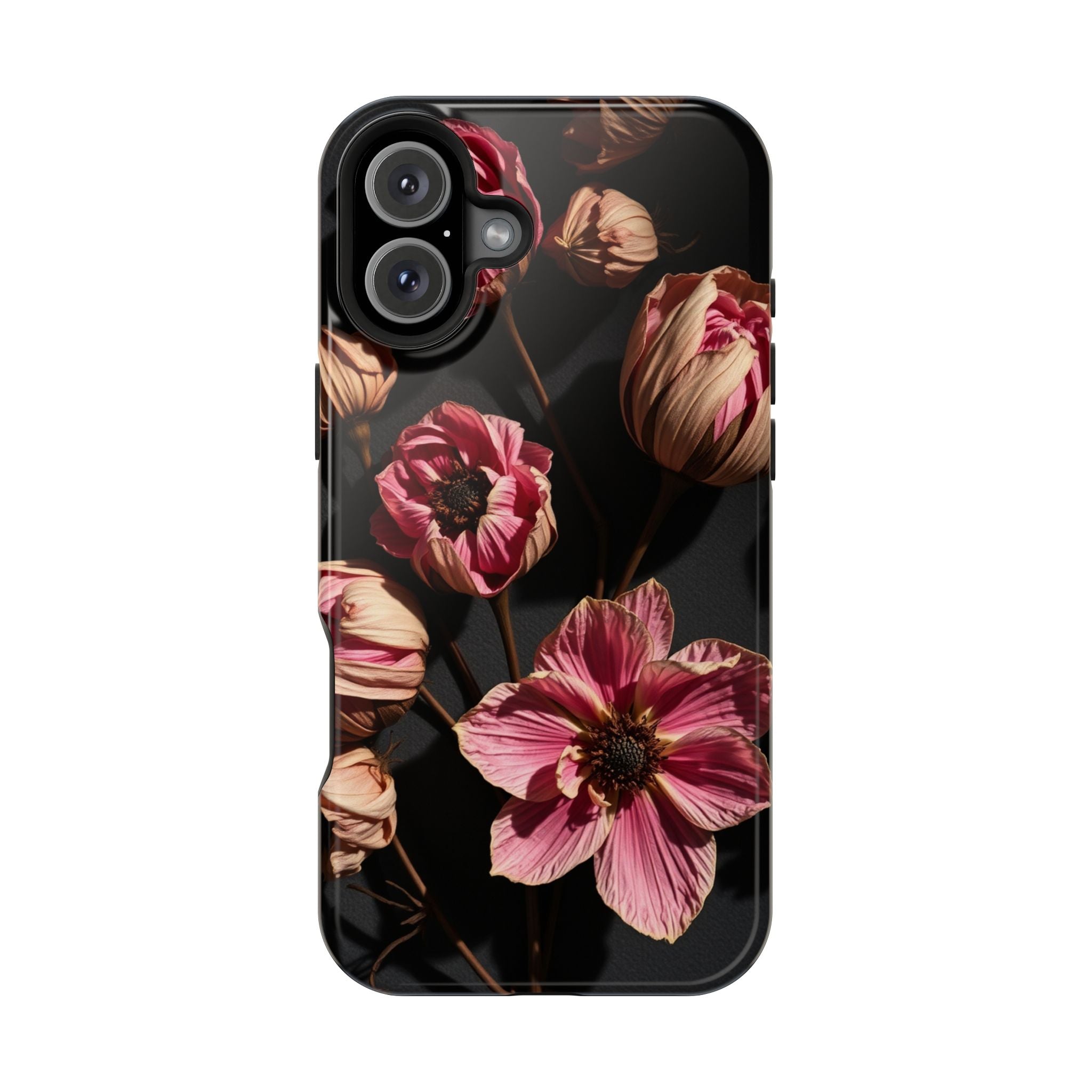 iPhone Dried Flower Flat Lay Electric Art Slim Snap Case · iPhone Case