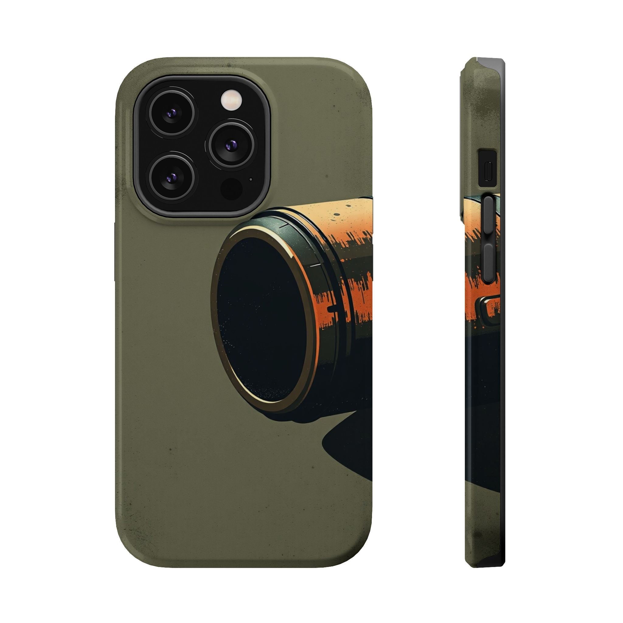 iPhone Charcoal And Copper Vintage Postcard Slim Everyday Designer Case · iPhone