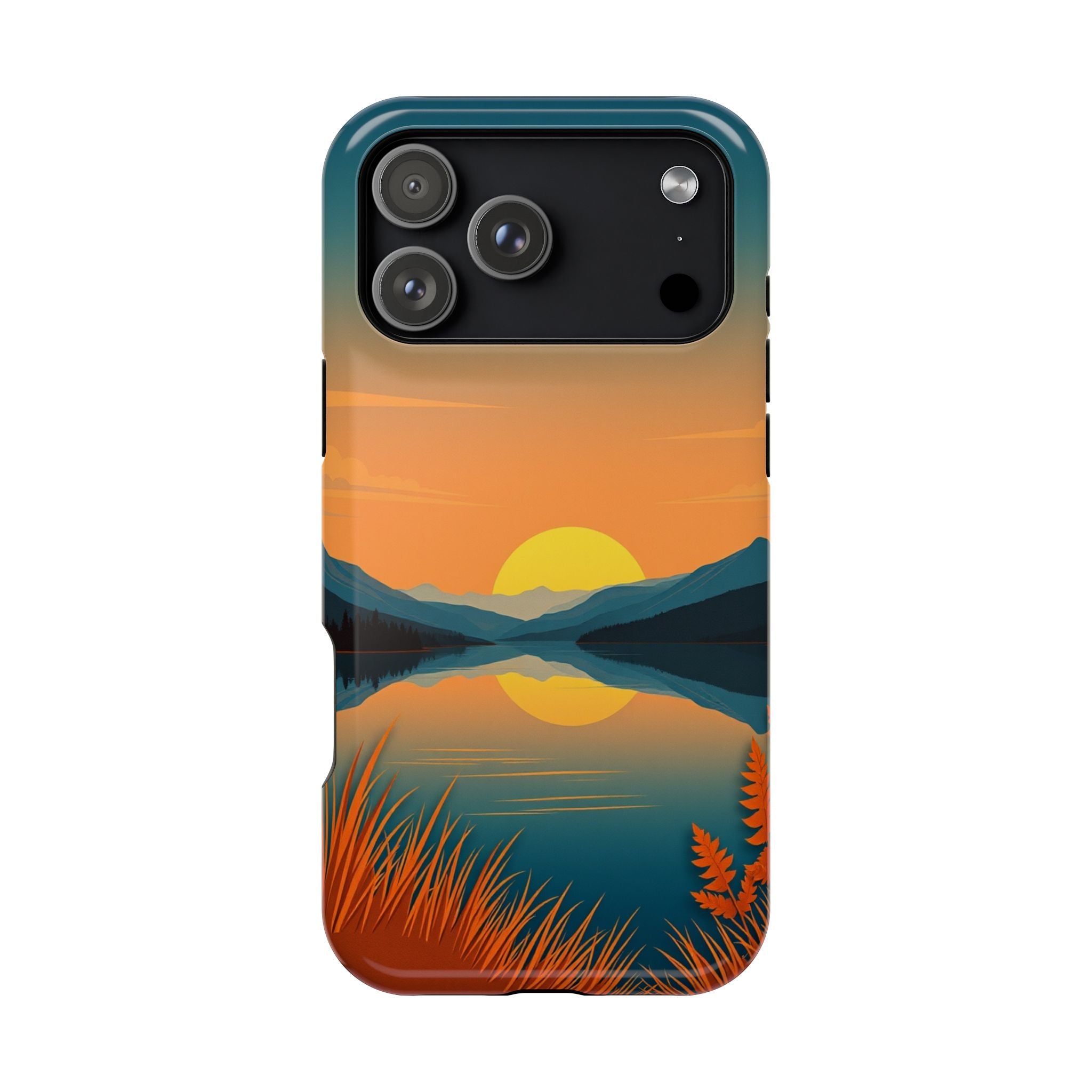 iPhone Lake at Twilight Cinematic Art Slim Everyday Designer Case · iPhone Case