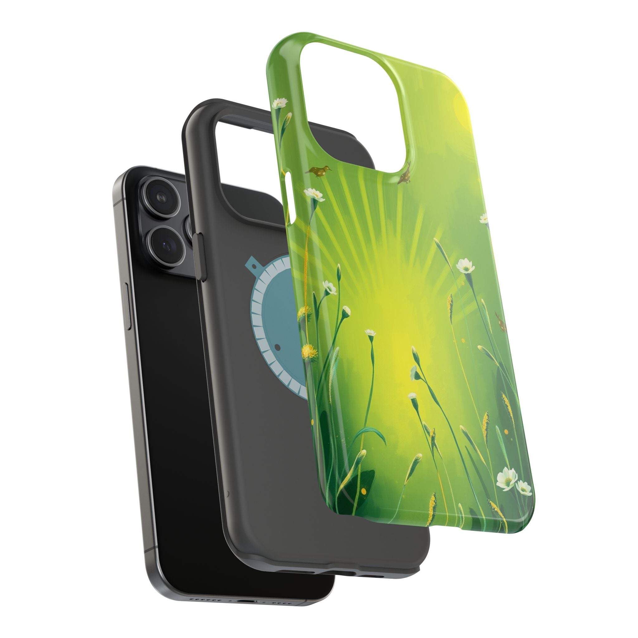iPhone Spring Meadow Cinematic Art Bold Modern Everyday Snap Case · iPhone Case