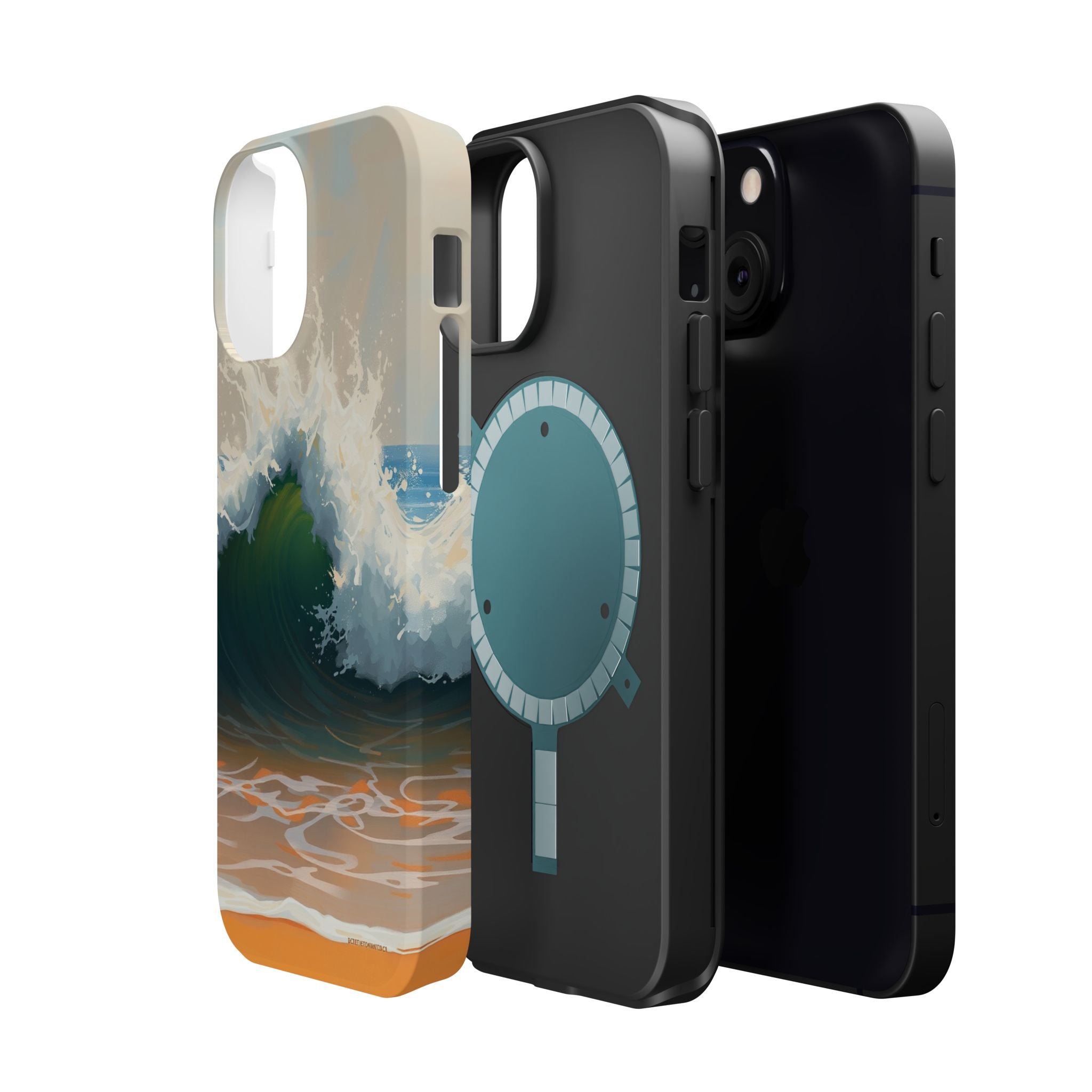 iPhone Radiant Ocean Wave Crash Design Slim Everyday Designer Case · iPhone Case