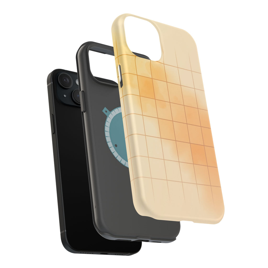 iPhone Op Art Grid Vibrant Watercolor Slim Everyday Designer Case · iPhone Case