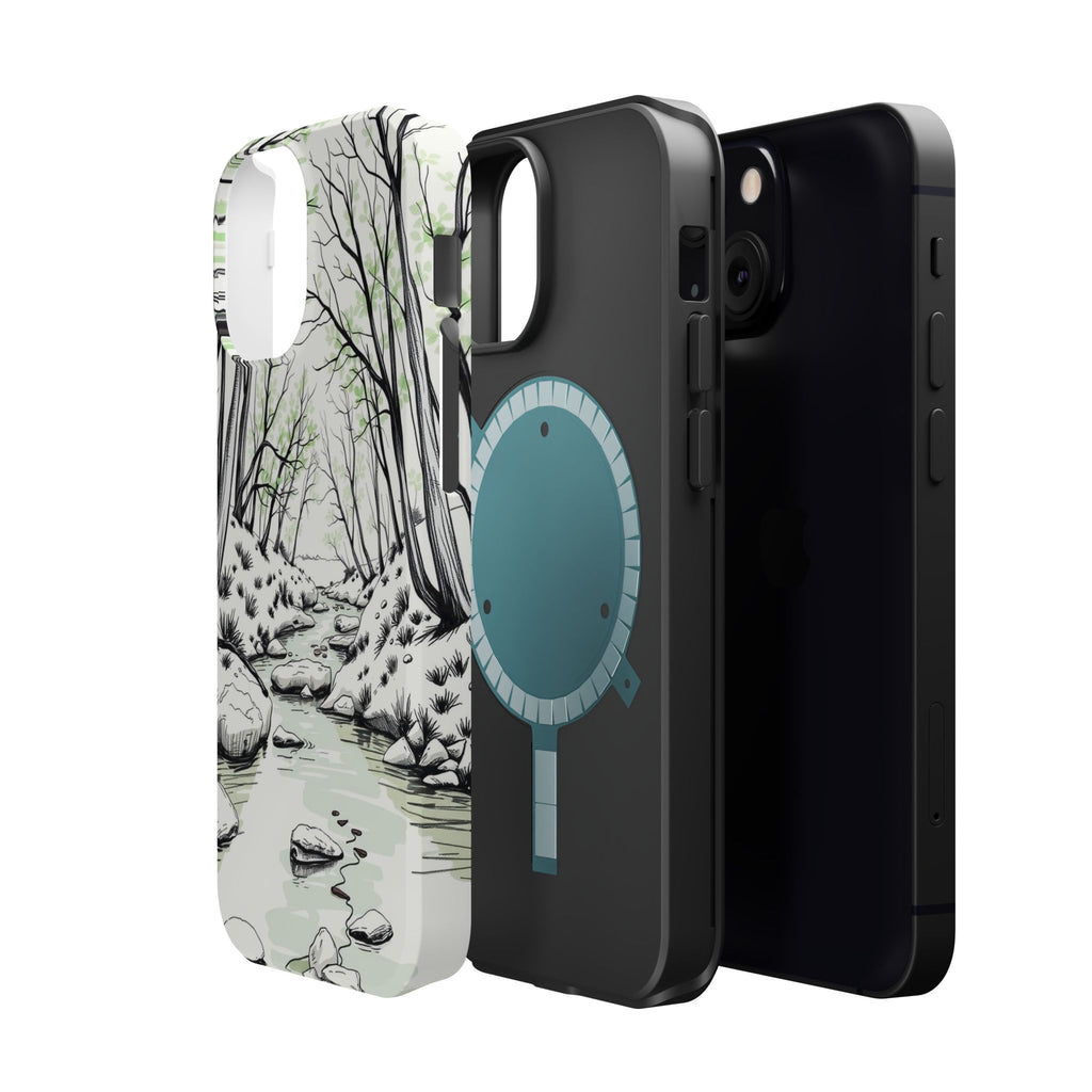 iPhone Sage And Ivory Spring Creek Bold Modern Everyday Snap Case · iPhone Case