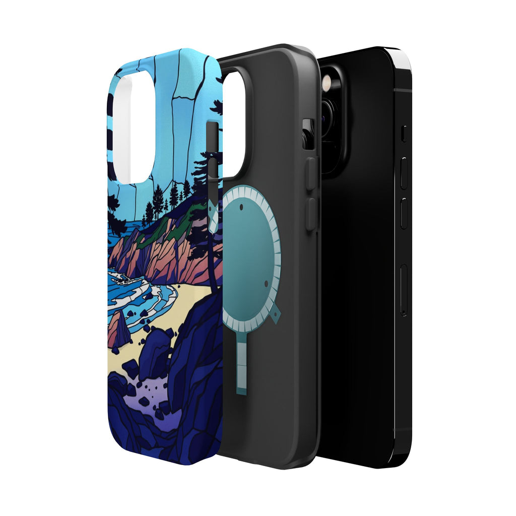 iPhone Indigo And Violet Pebble Beach Slim Everyday iPhone 11 Designer · iPhone