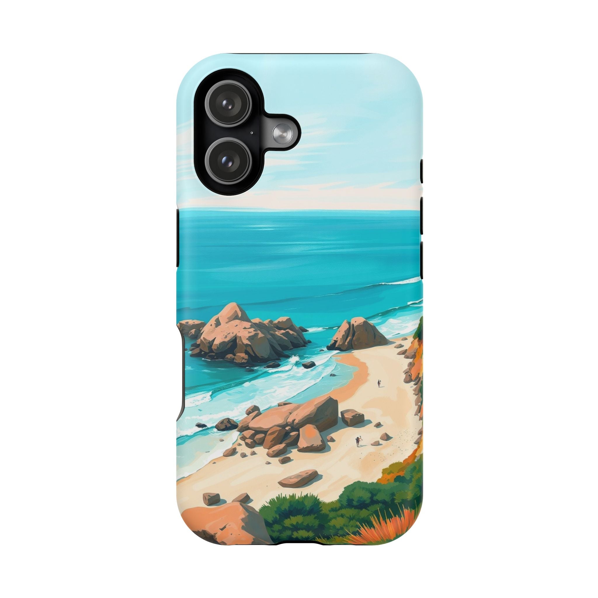 iPhone Pebble Beach Cinematic Art Bold Modern Everyday Snap Case · iPhone Case