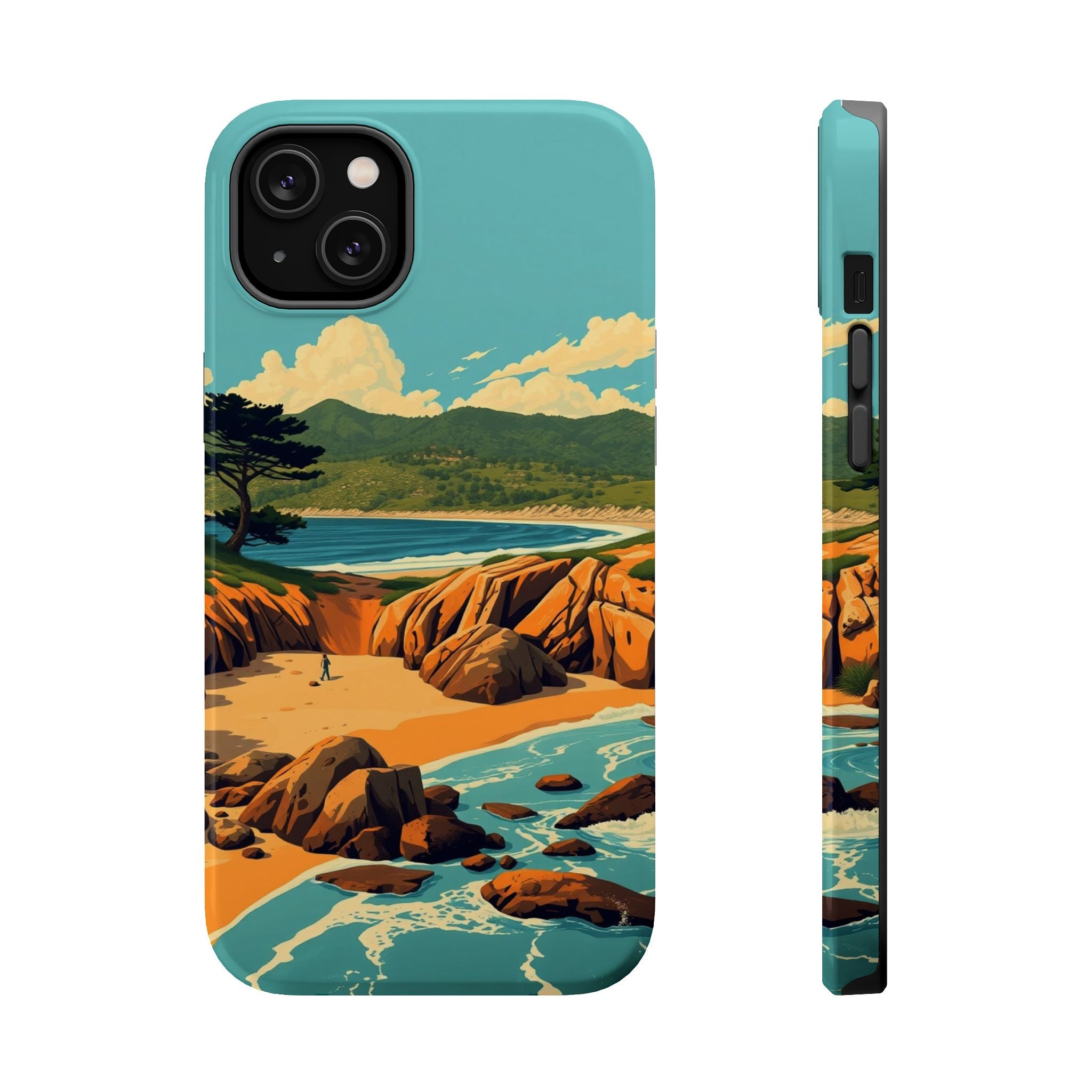 iPhone Pebble Beach Vintage Retro Poster Slim Everyday iPhone Designer · iPhone