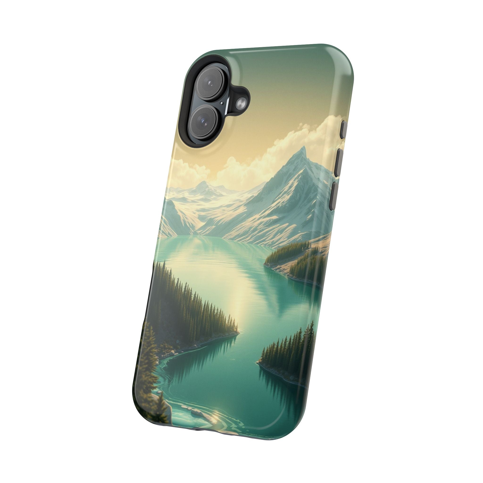 iPhone Glacier Lake Bold Art Slim Everyday Designer Case · iPhone Case