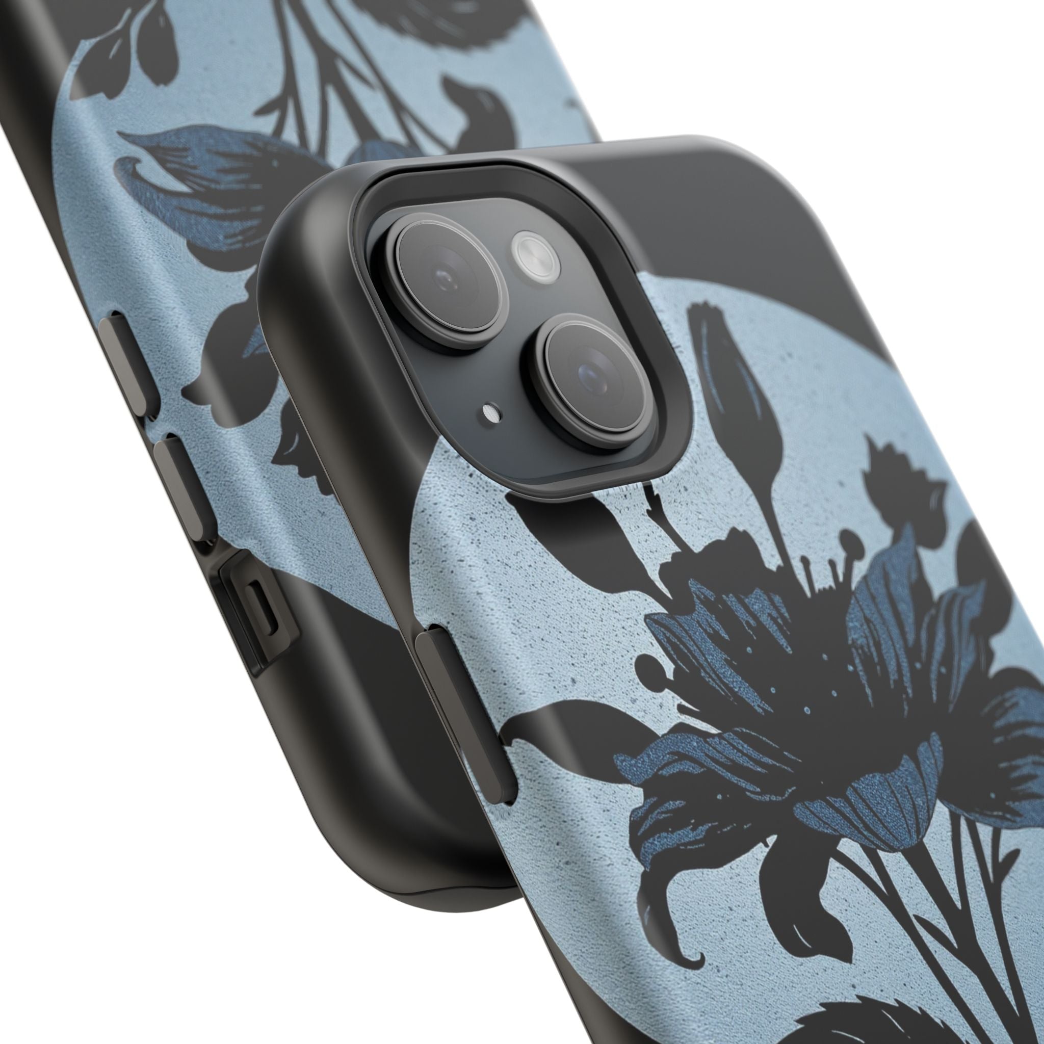 iPhone Radiant Floral Silhouette Design Slim Everyday Designer Case · iPhone Cas
