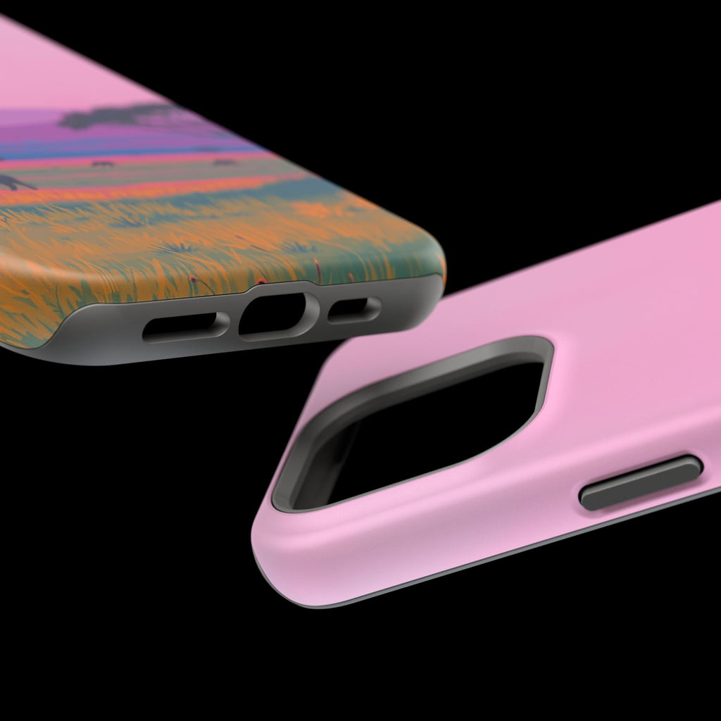 iPhone Savanna Horizon Electric Art Slim Everyday Designer Case · iPhone Case